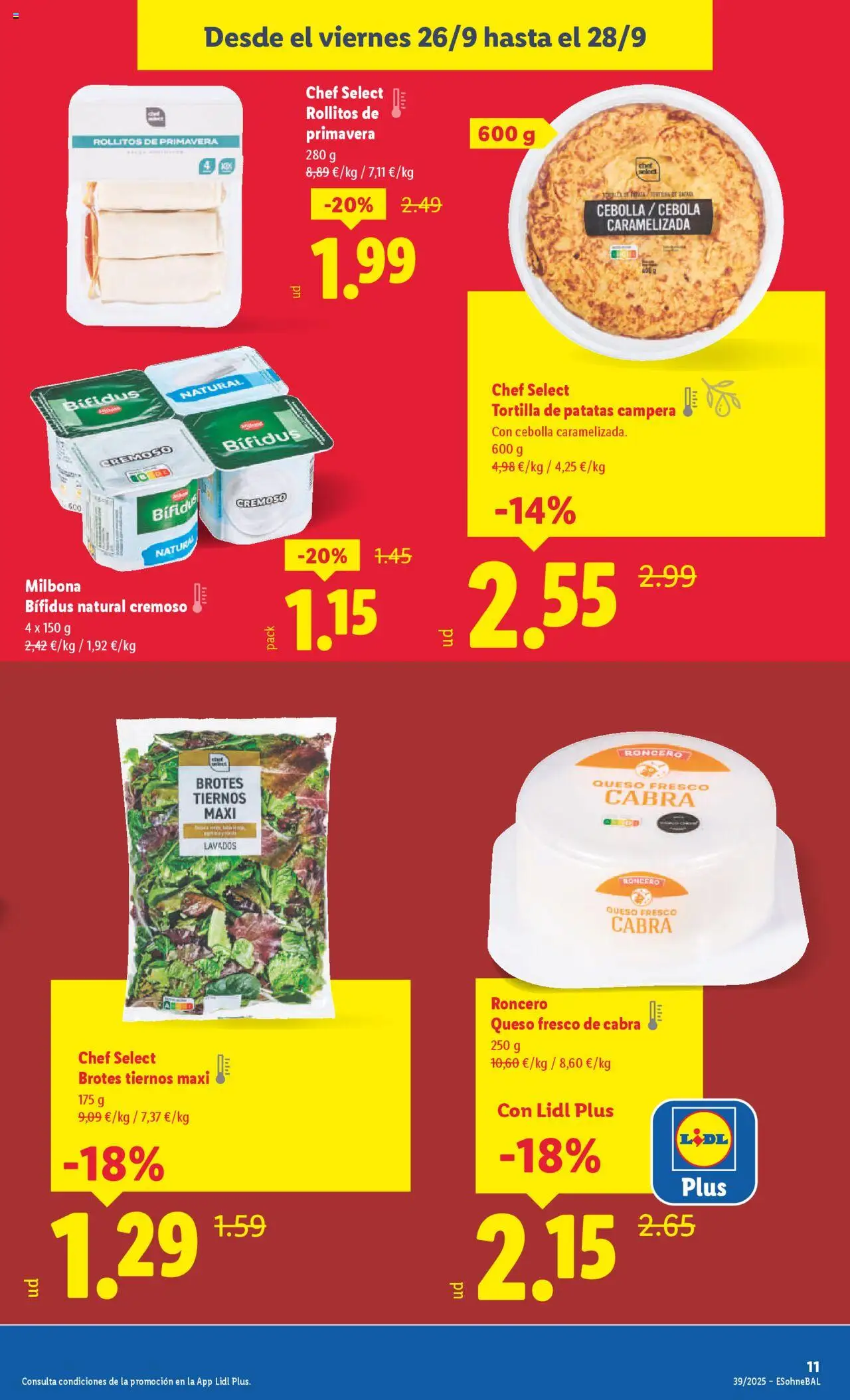 Lidl folleto │ válido desde el 22.09.2025 | Página: 23 | Productos: Queso, Queso fresco, Παγωμένο τσάι