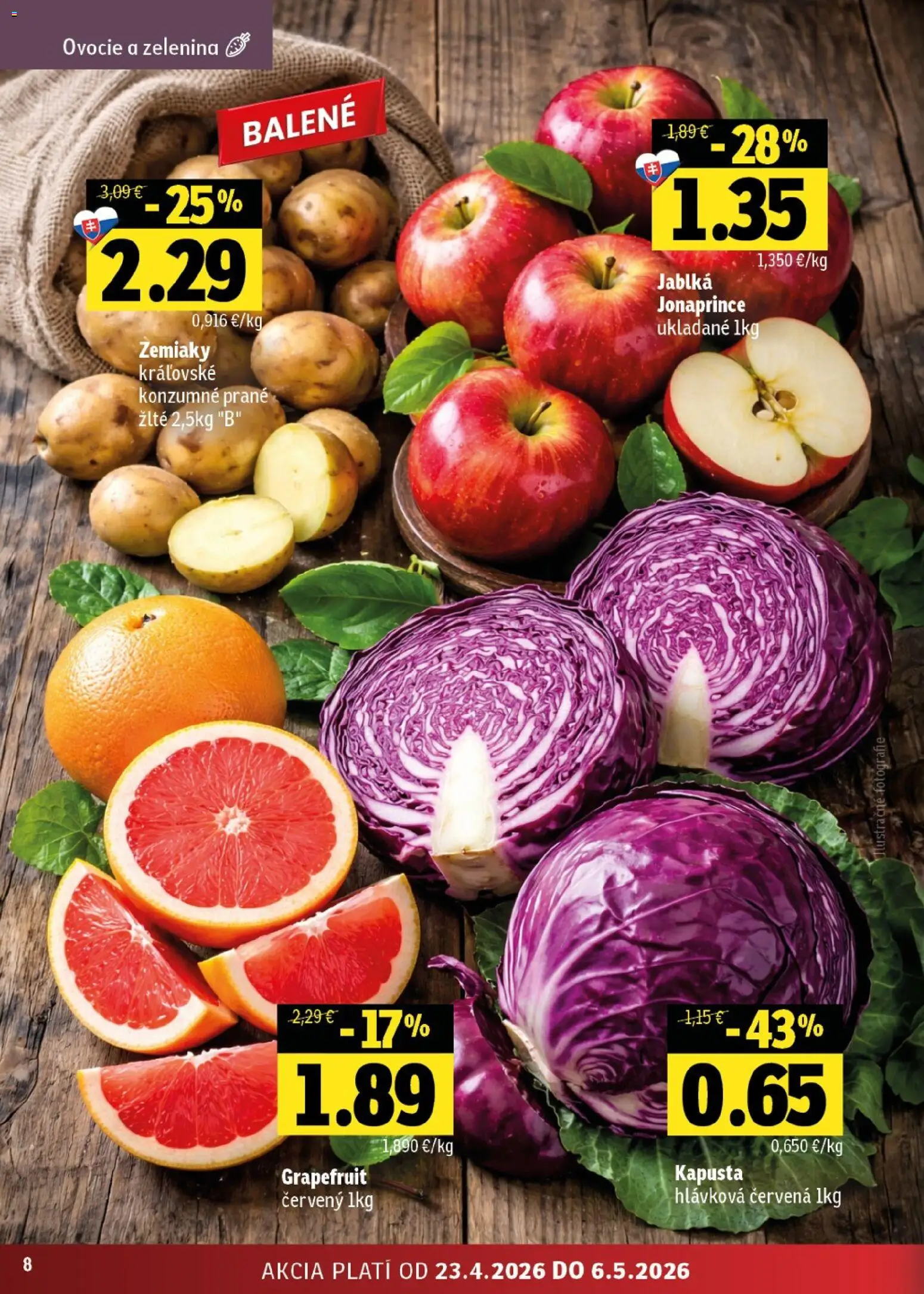 Nové Fresh akcie – leták je platný od 23.04.2026 | Strana: 8