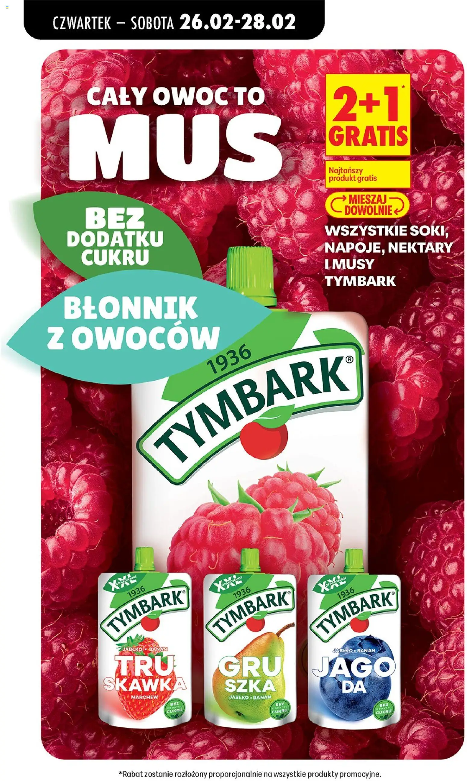 Biedronka gazetka - Oferta w tym tygodniu od 26.02.2026 | Strona: 59 | Produkty: Gruszka, Banan