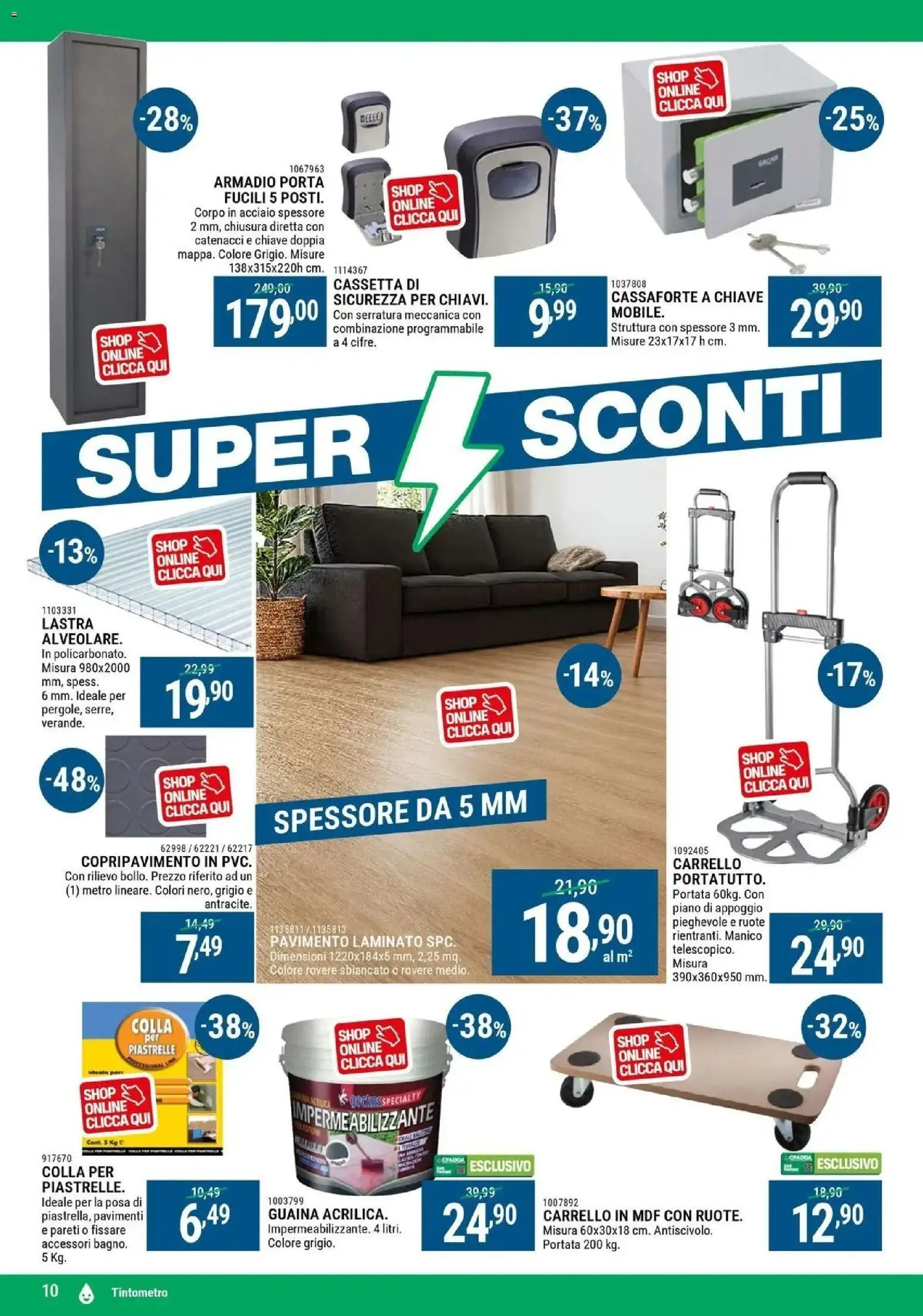 Volantino CFadda del 19.02.2026 | Pagina: 10 | Prodotti: Pavimento, Carrello, Colla, Armadio