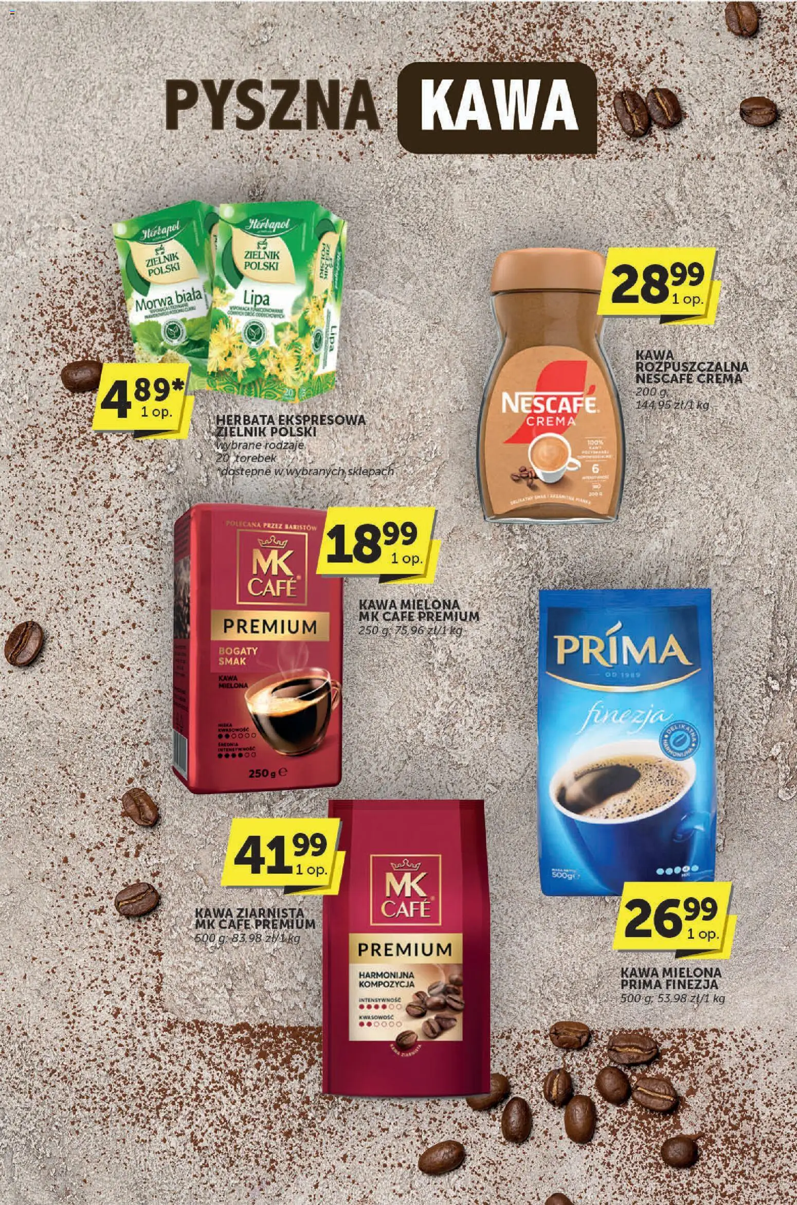 Euro Sklep Gazetka - Katalog od 30.10.2025 | Strona: 18 | Produkty: Nescafe, Kawa rozpuszczalna, Kawa, Herbata