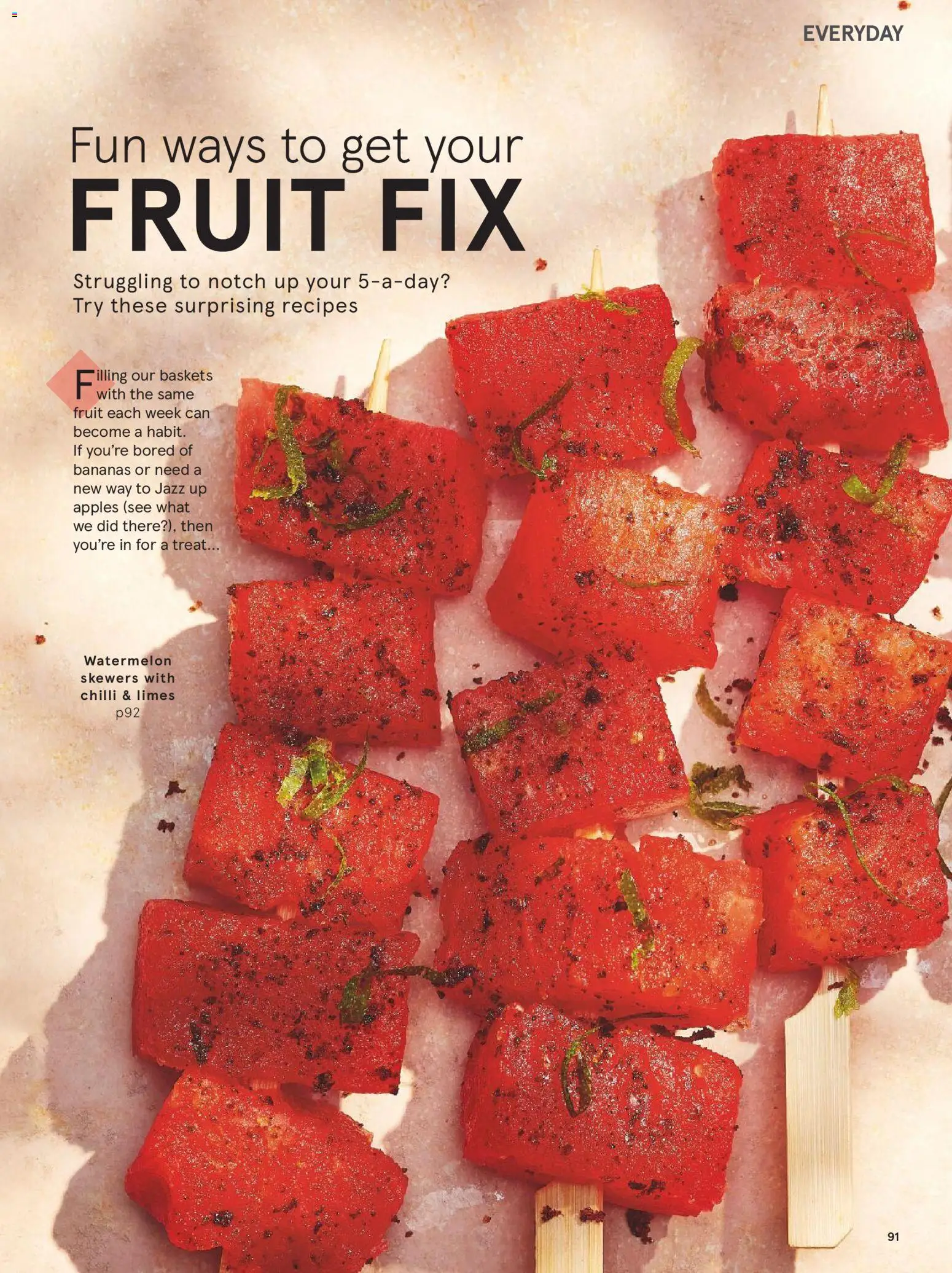 {H1} | Page: 91 | Products: Chilli, Apples, Bananas