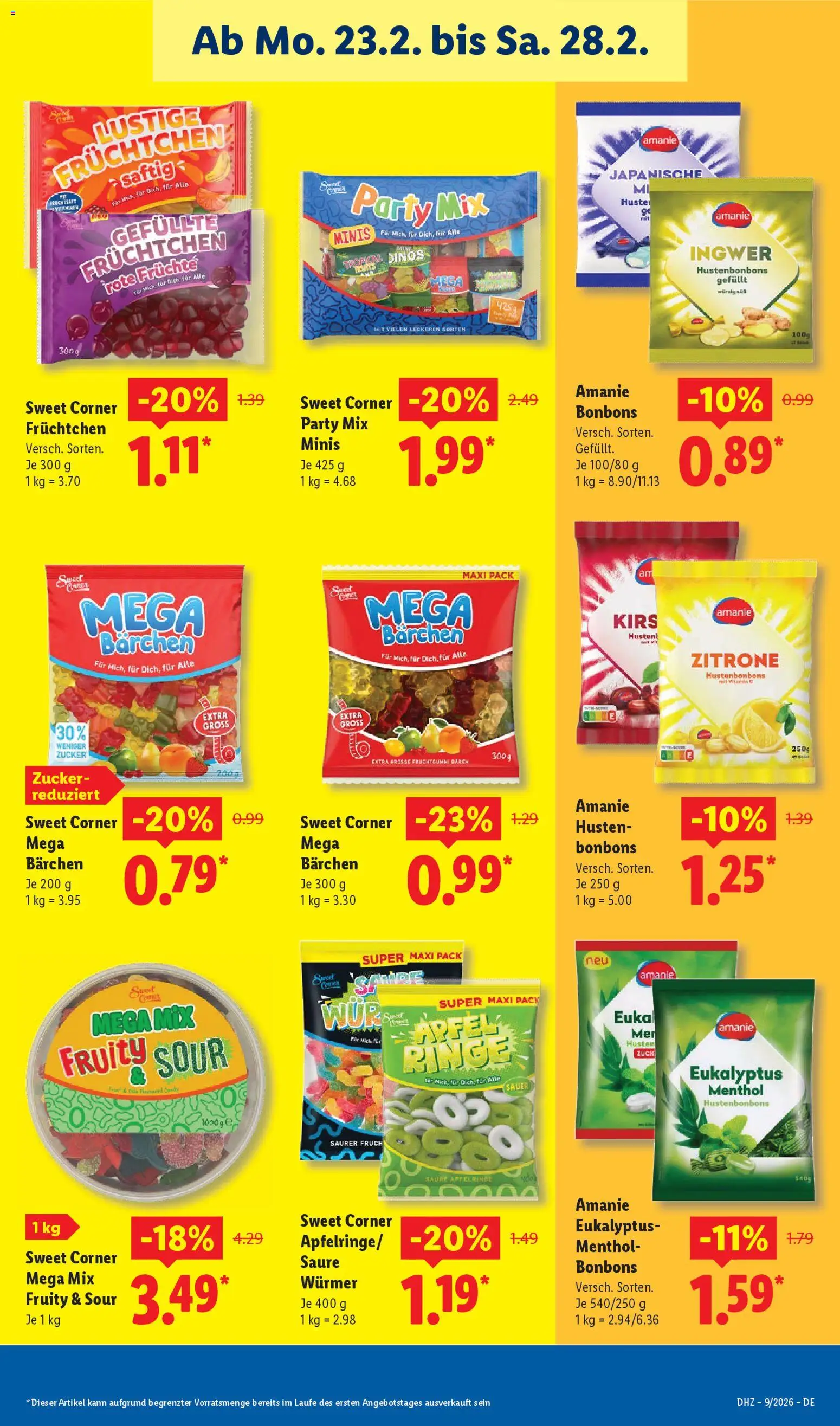 Lidl Německo leták od 23.02.2026 | Strana: 19 | Produkty: Eukalyptus, Party mix