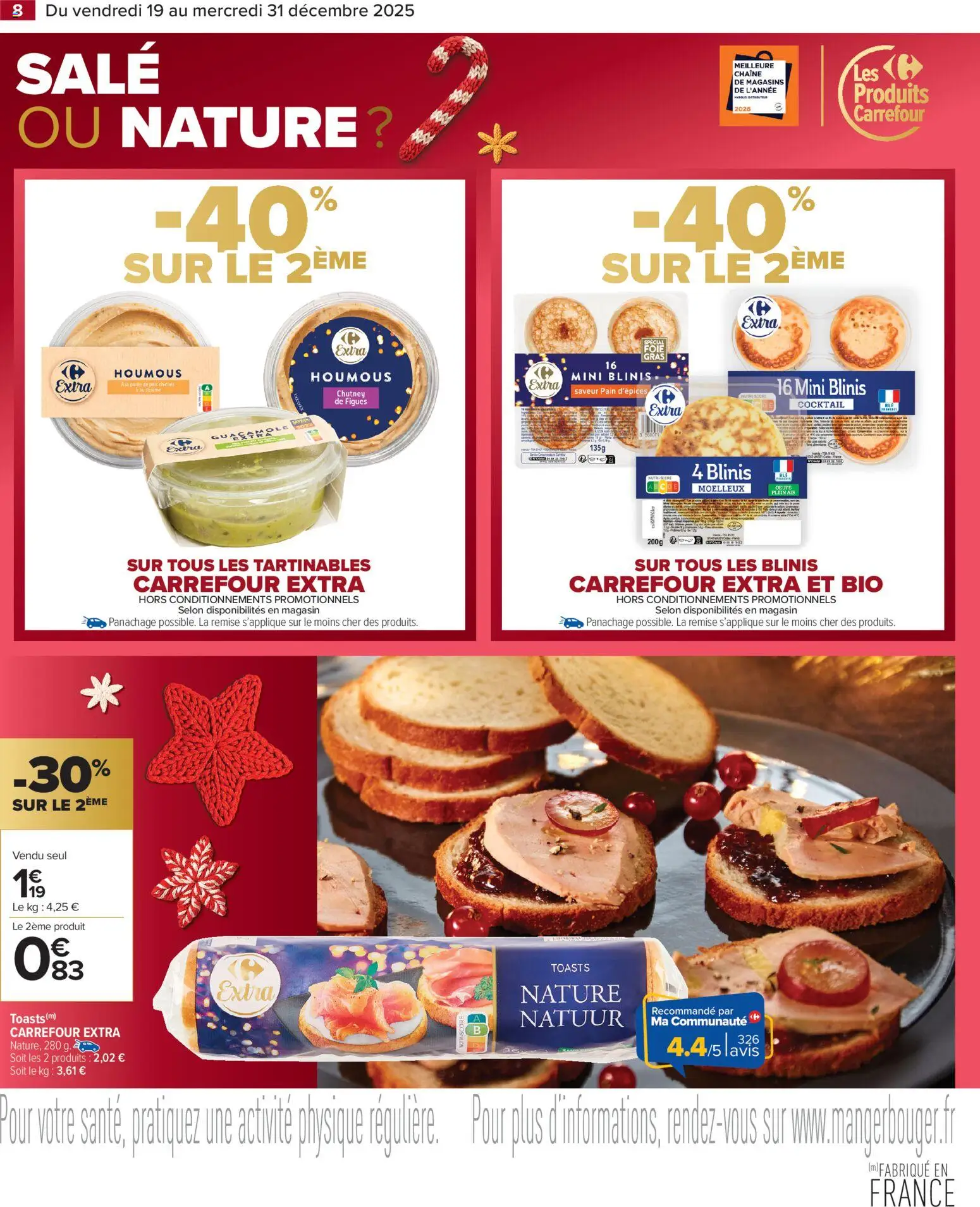 {H1} | Page: 10 | Produits: Blinis, Pain