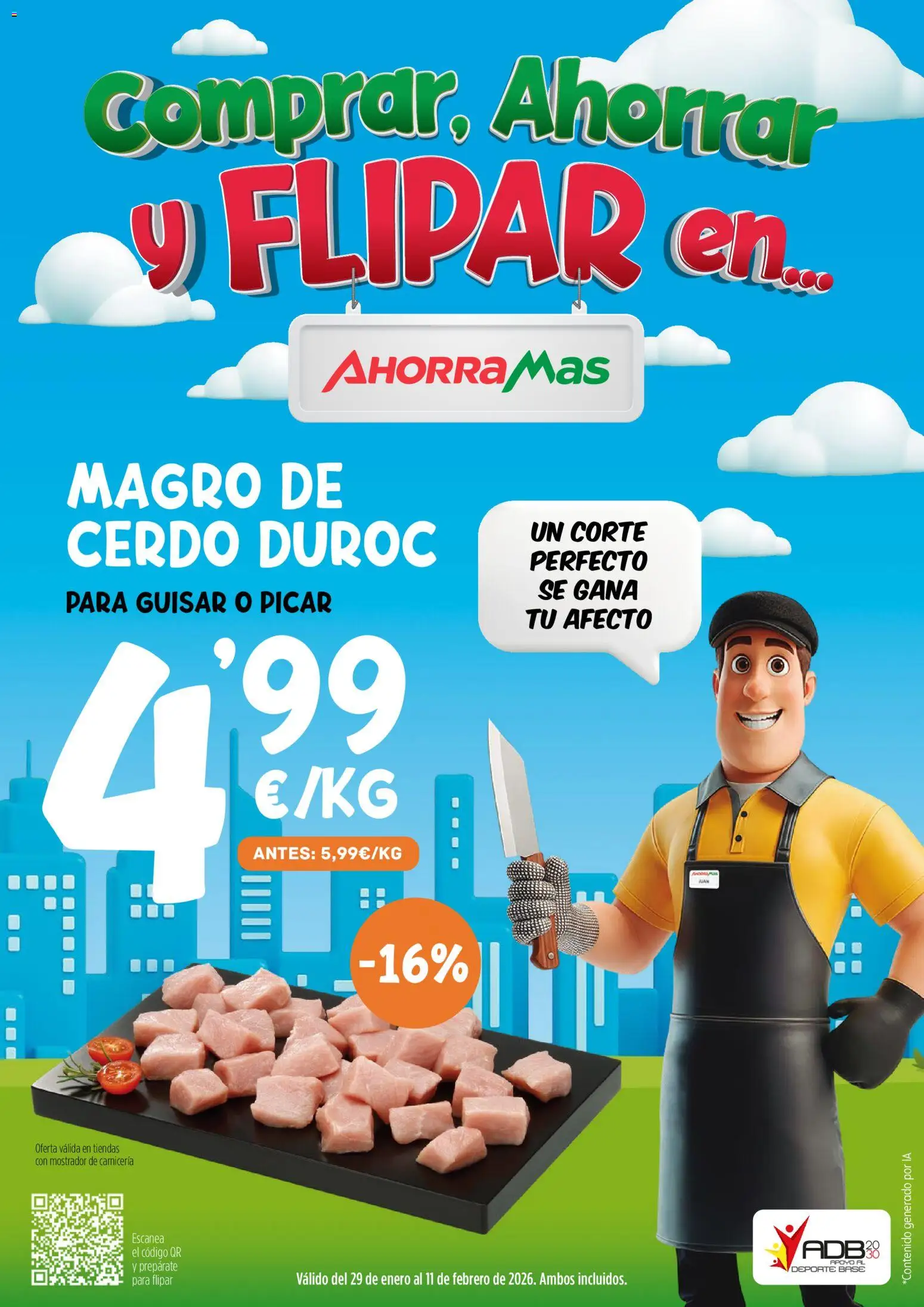 AhorraMas folleto │ válido desde el 29.01.2026 | Página: 1 | Productos: Cerdo