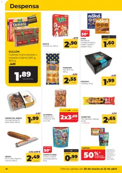 Vista previa Alimerka folleto Asturias válido desde el 26.03.2026 | Página: 18 | Productos: Cereales, Pan de leche, Magdalenas, Baño