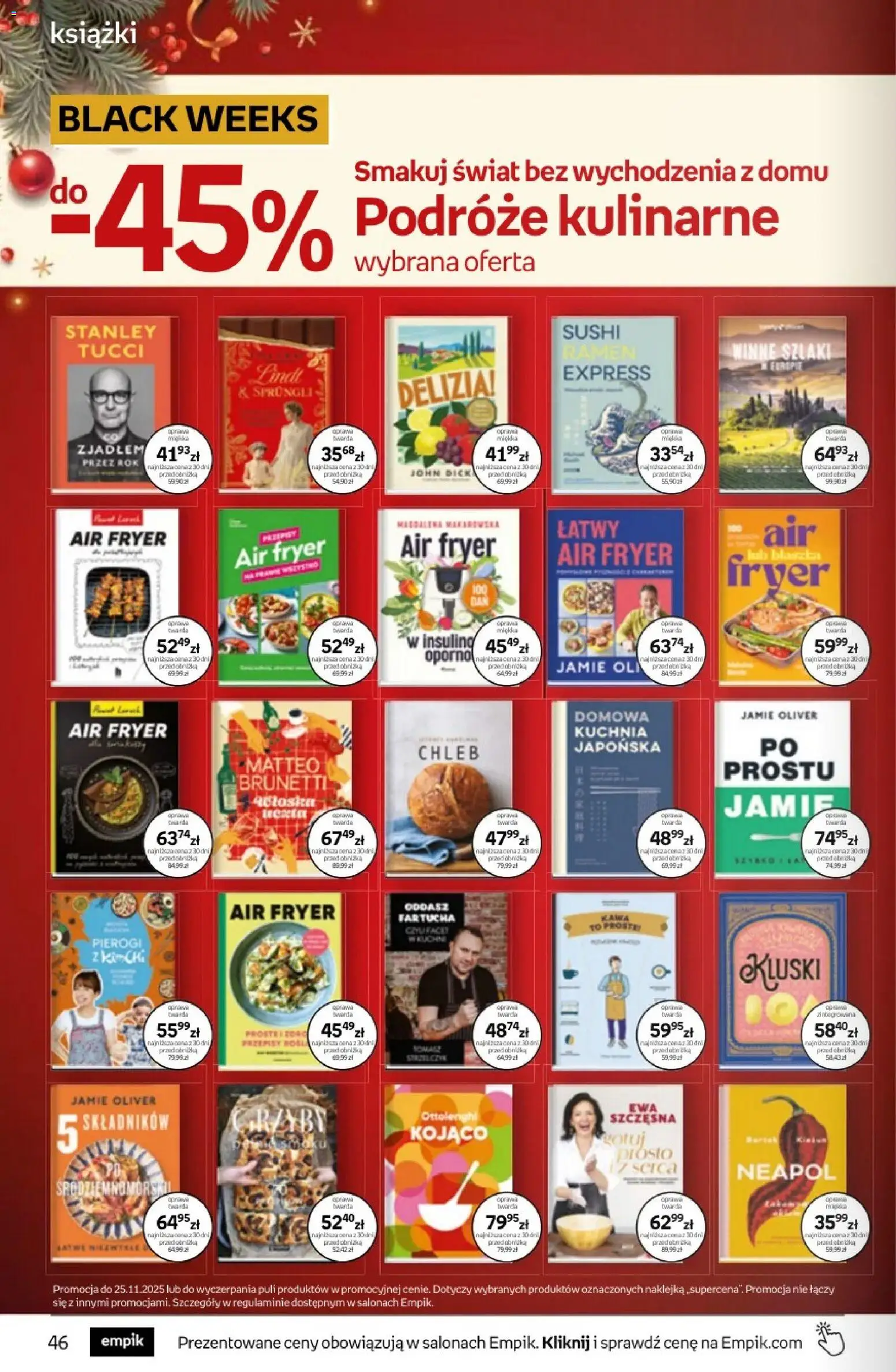 Empik Black Friday od 12.11.2025 | Strona: 46 | Produkty: Kimchi, Książki, Sushi, Chleb