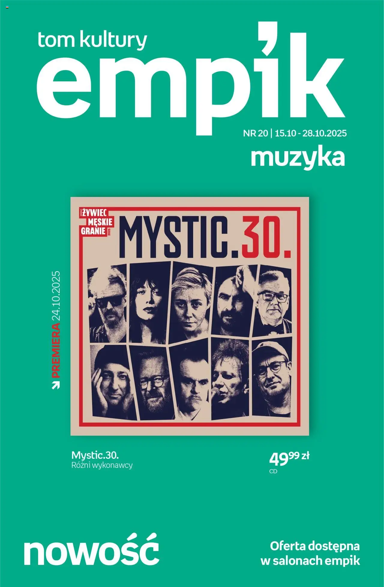 Empik promocje - Tom kultury Muzyka od 15.10.2025 | Strona: 1