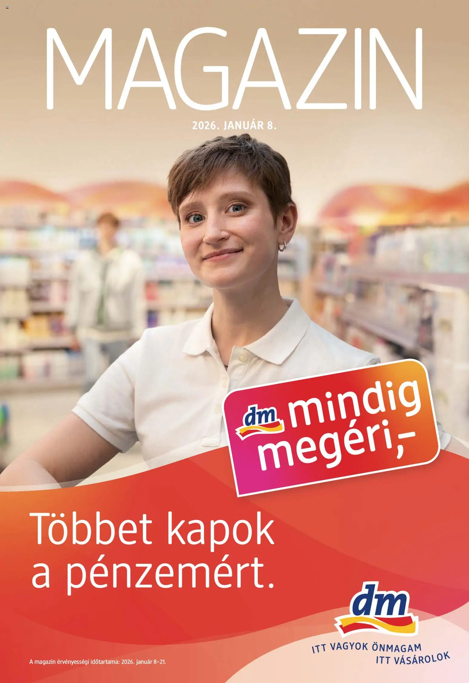 DM Drogerie Markt akciós ujság - amely érvényes a következő dátumtól: 08.01.2026 | Oldal: 1
