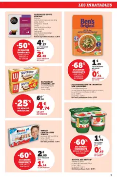  | Page: 3 | Produits: Dolce Gusto, Café, Riz, Biscuits