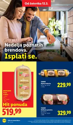 NEOPLANTA Šunka za pizzu, U omotu, 800 g - pregled Lidl kataloga - važi od 12.03.2026 | Strana: 24