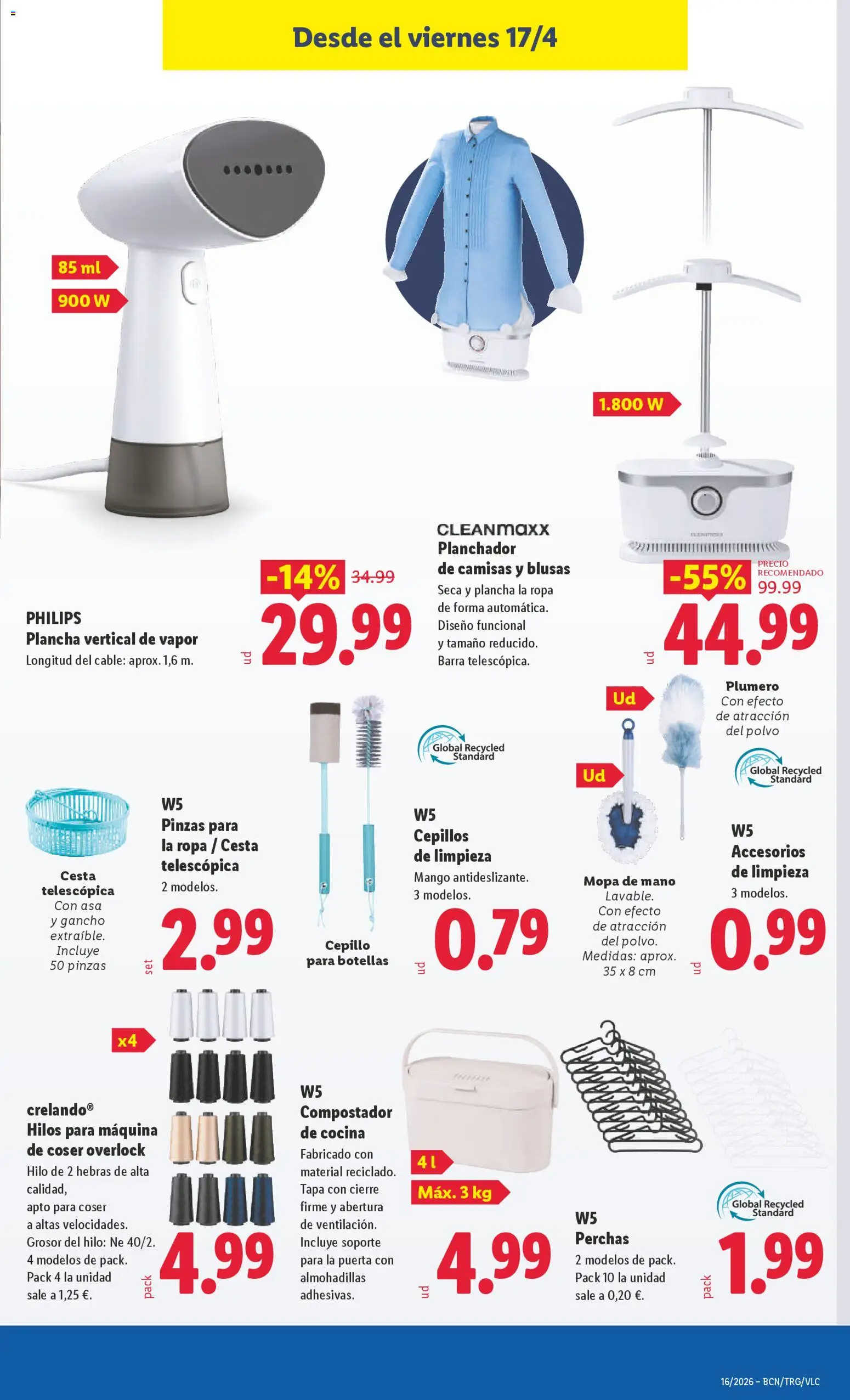 Lidl folleto de bazar │ válido desde el 13.04.2026 | Página: 21 | Productos: Polvo, Cable, Ρούτερ, Máquina de coser