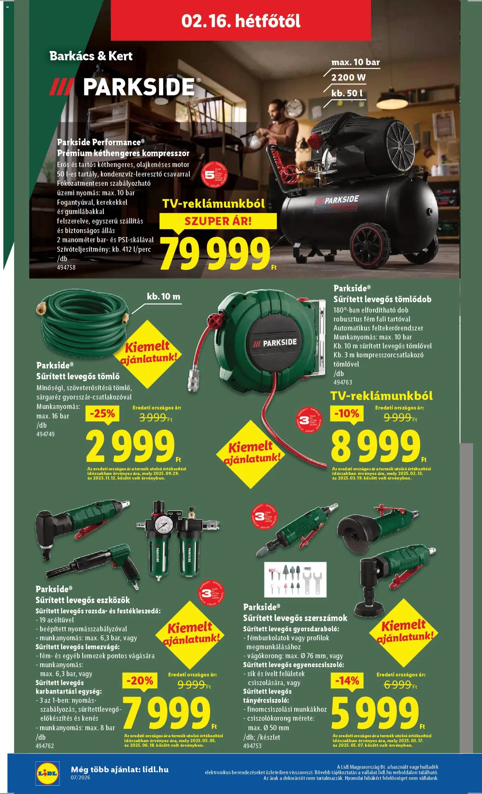 Lidl akciós ujság - amely érvényes a következő dátumtól: 12.02.2026 | Oldal: 16