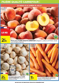  | Page: 13 | Produits: Pêche, Champignon, Carotte