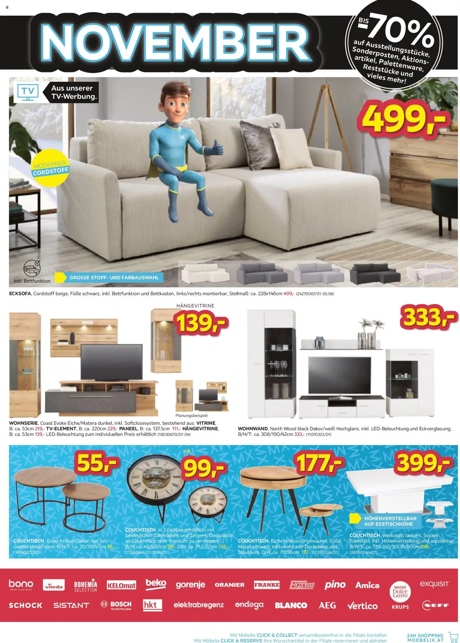 Möbelix Black November gültig ab 28.10.2025 | Seite: 3 | Produkte: Couchtisch