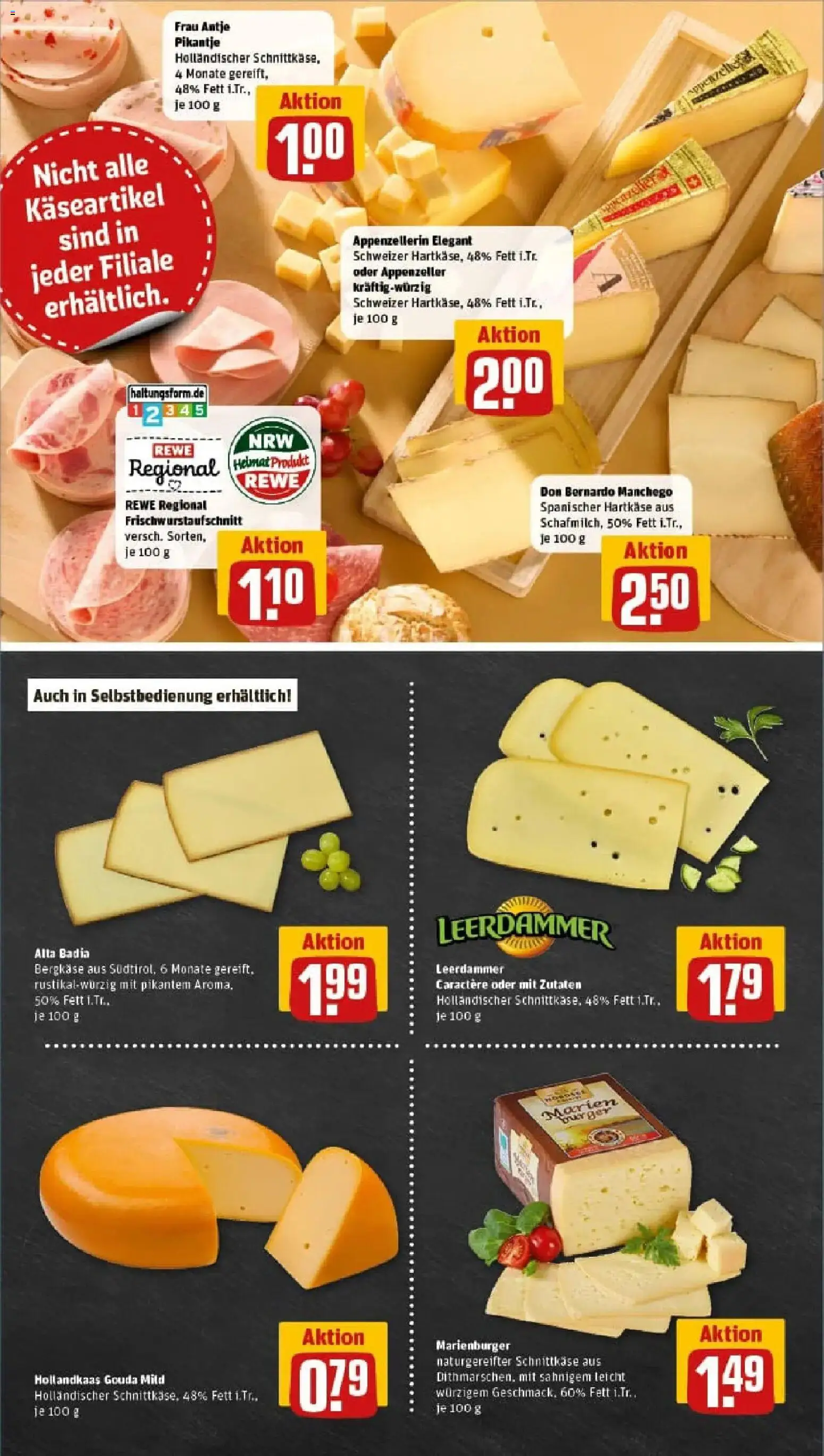 Rewe prospekt Herten	 – gültig ab 26.01.2026 | Seite: 9 | Produkte: Gouda, Burger, Leerdammer