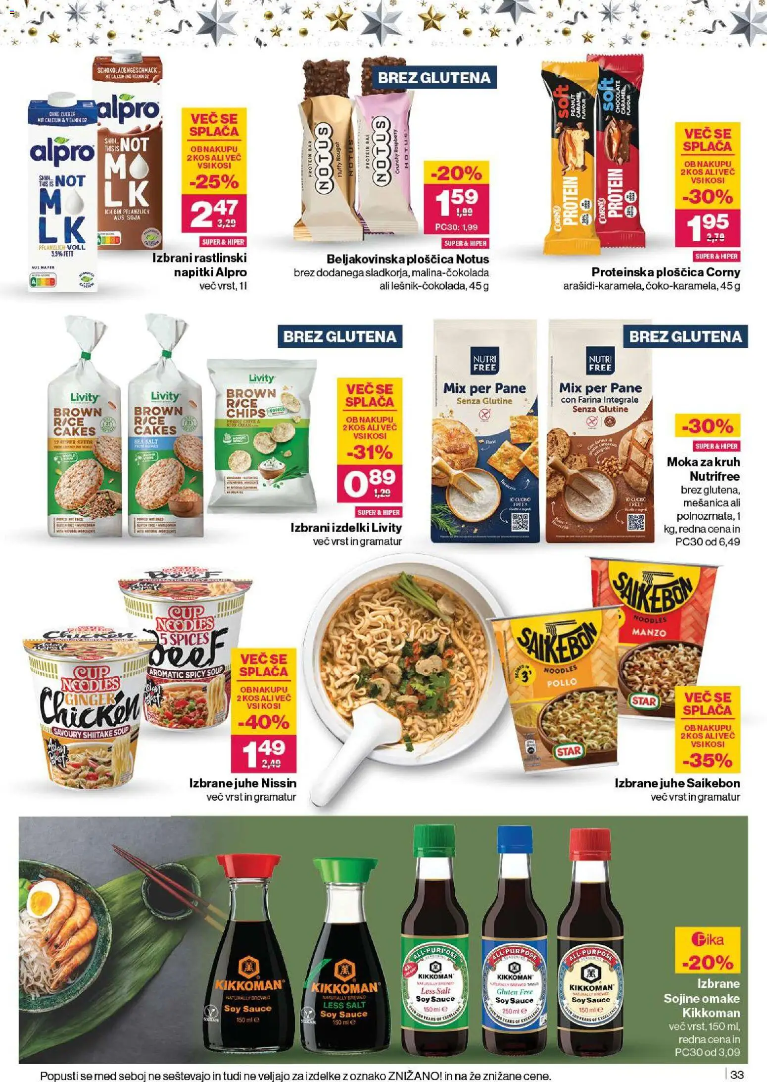 Novi Mercator katalog ponudbe – veljaven od 27.11.2025 | Stran: 35 | Izdelki: Napitki, Beljakovinska ploščica, Kruh, Top doble cara