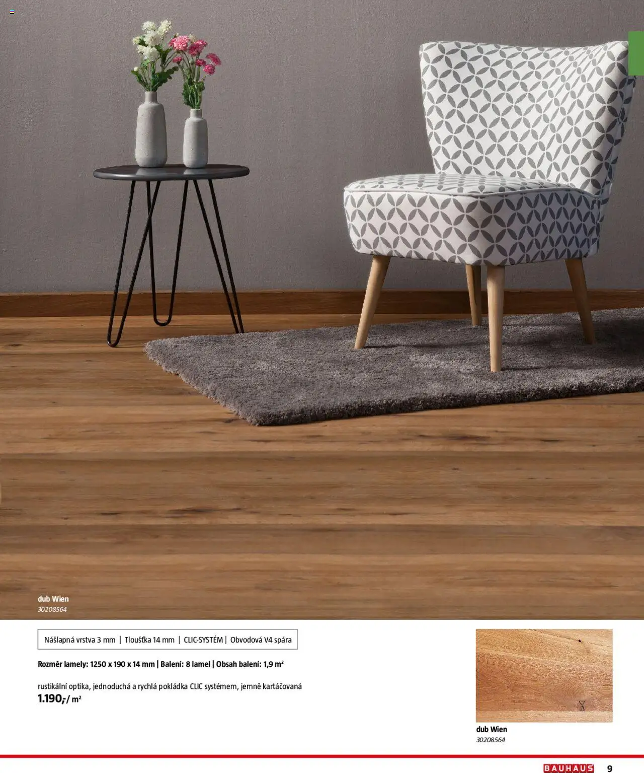 Bauhaus katalog Podlahové krytiny od 01.08.2025 | Strana: 9