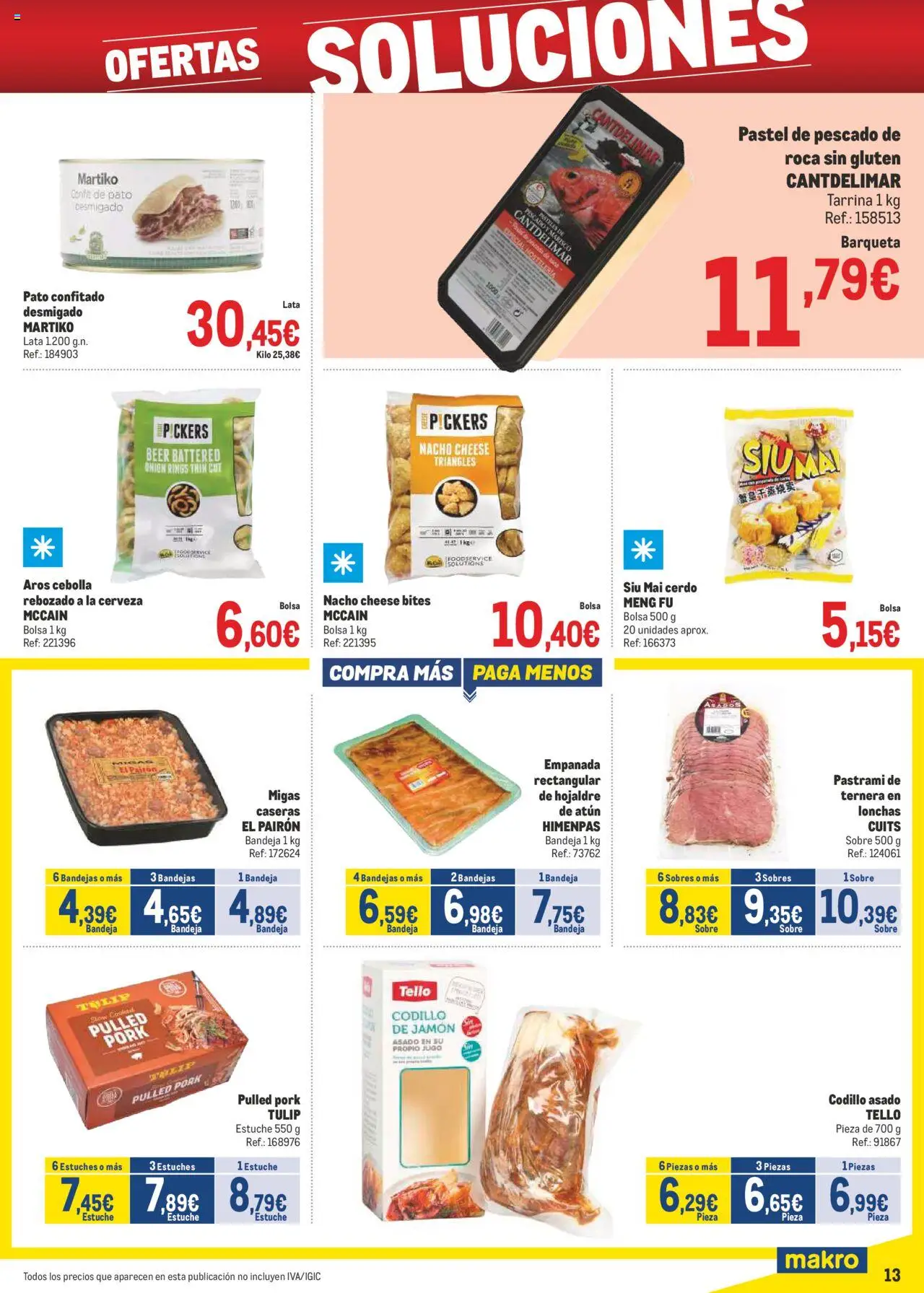 Makro - Precios Centro │ válido desde el 04.08.2025 | Página: 13 | Productos: Jugo, Cerveza, Pescado, Παγωμένο τσάι
