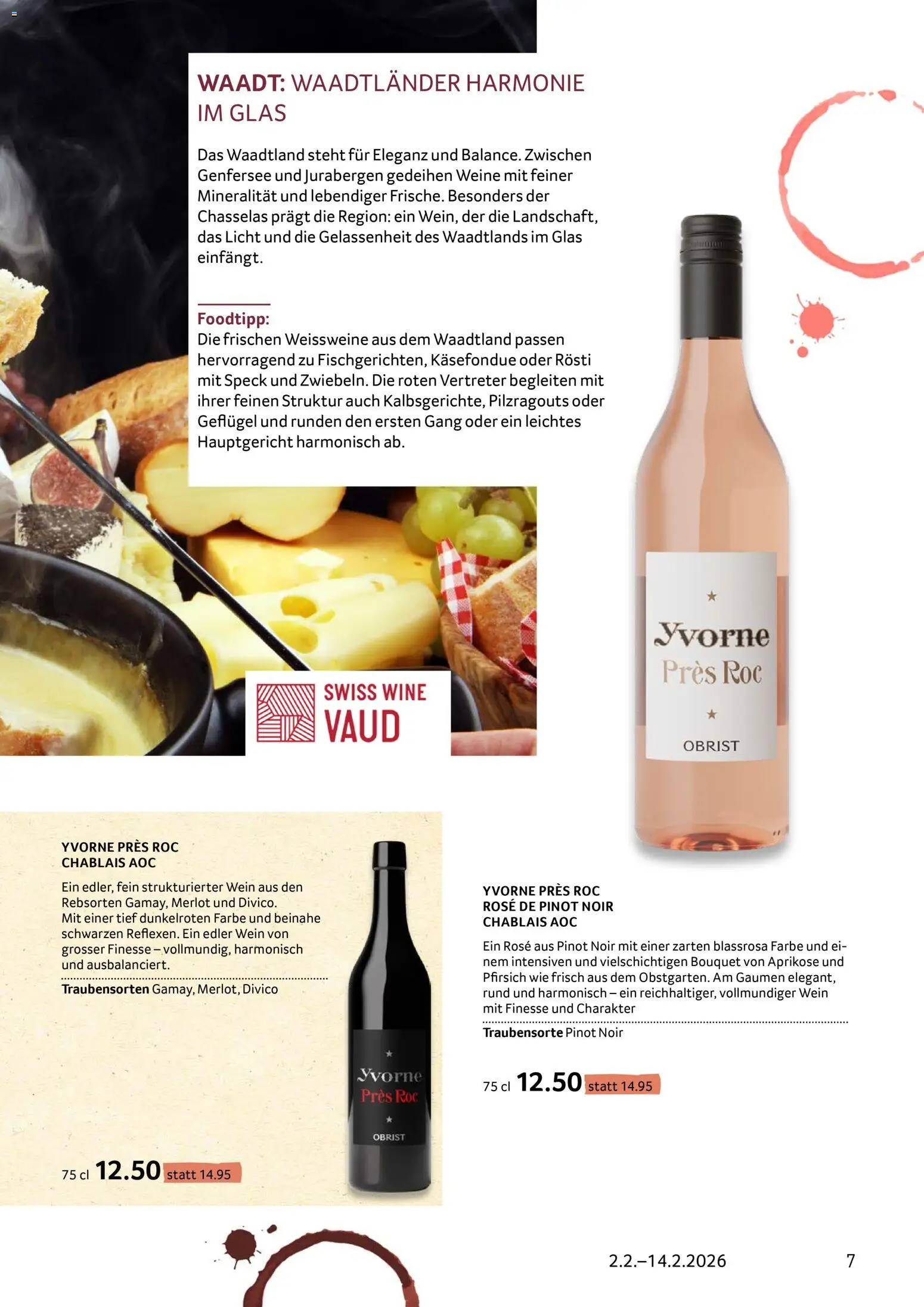 Prodega Aktionen Enoteca – gültig ab 02.02.2026 | Seite: 7 | Produkte: Merlot, Wein, Pfirsich