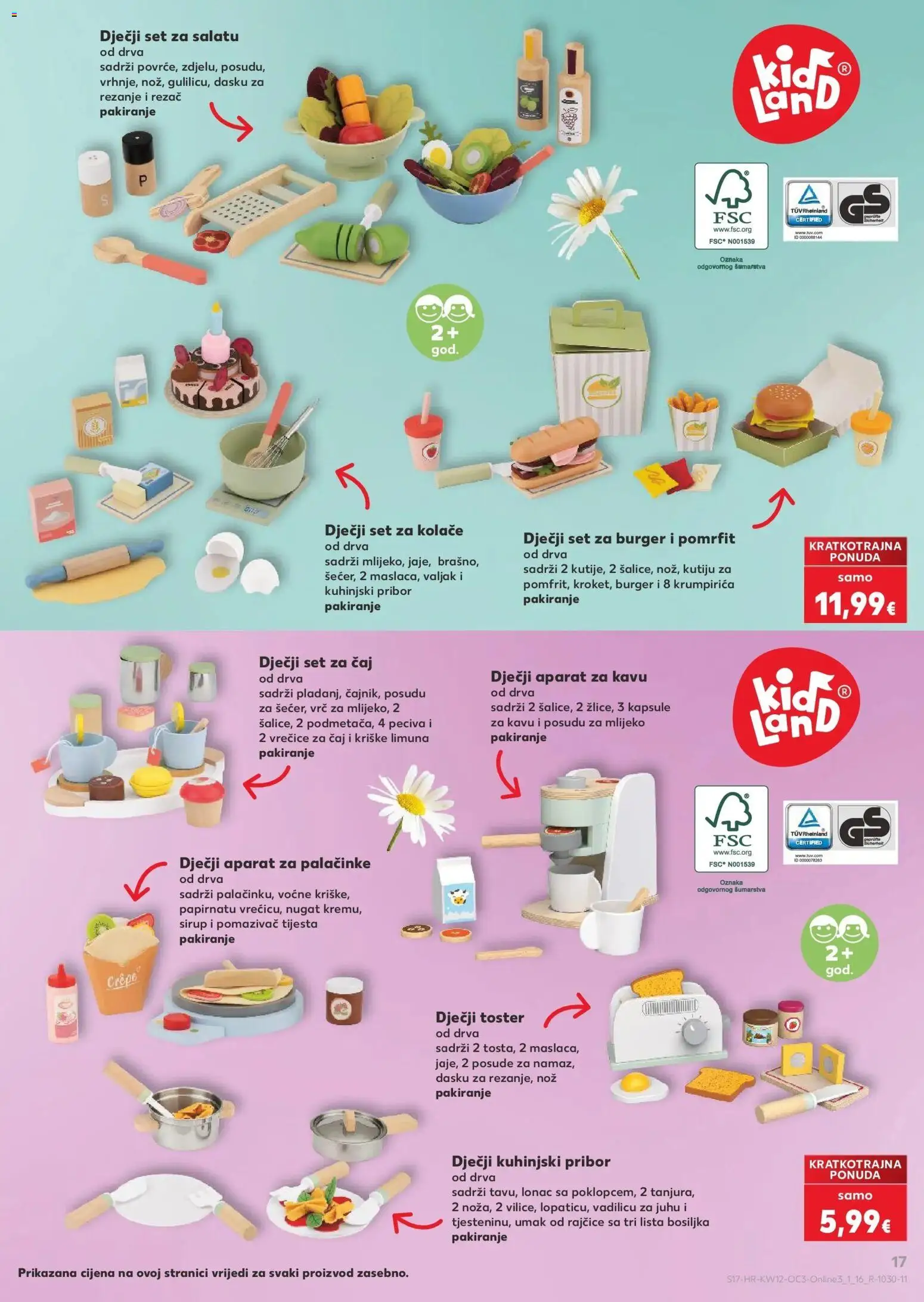 Kaufland katalog | vrijedi od 15.03.2026 | Stranica: 17 | Proizvodi: Mlijeko, Čaj, Lonac, Rezač