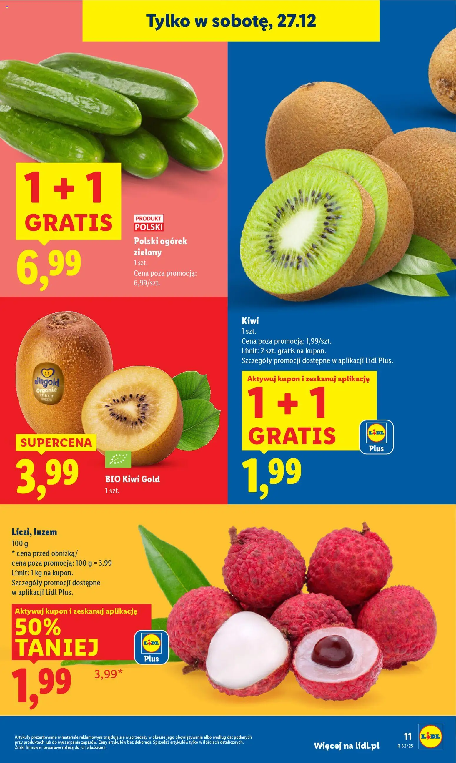 Lidl Gazetka od 27.12.2025 | Strona: 11 | Produkty: Kiwi