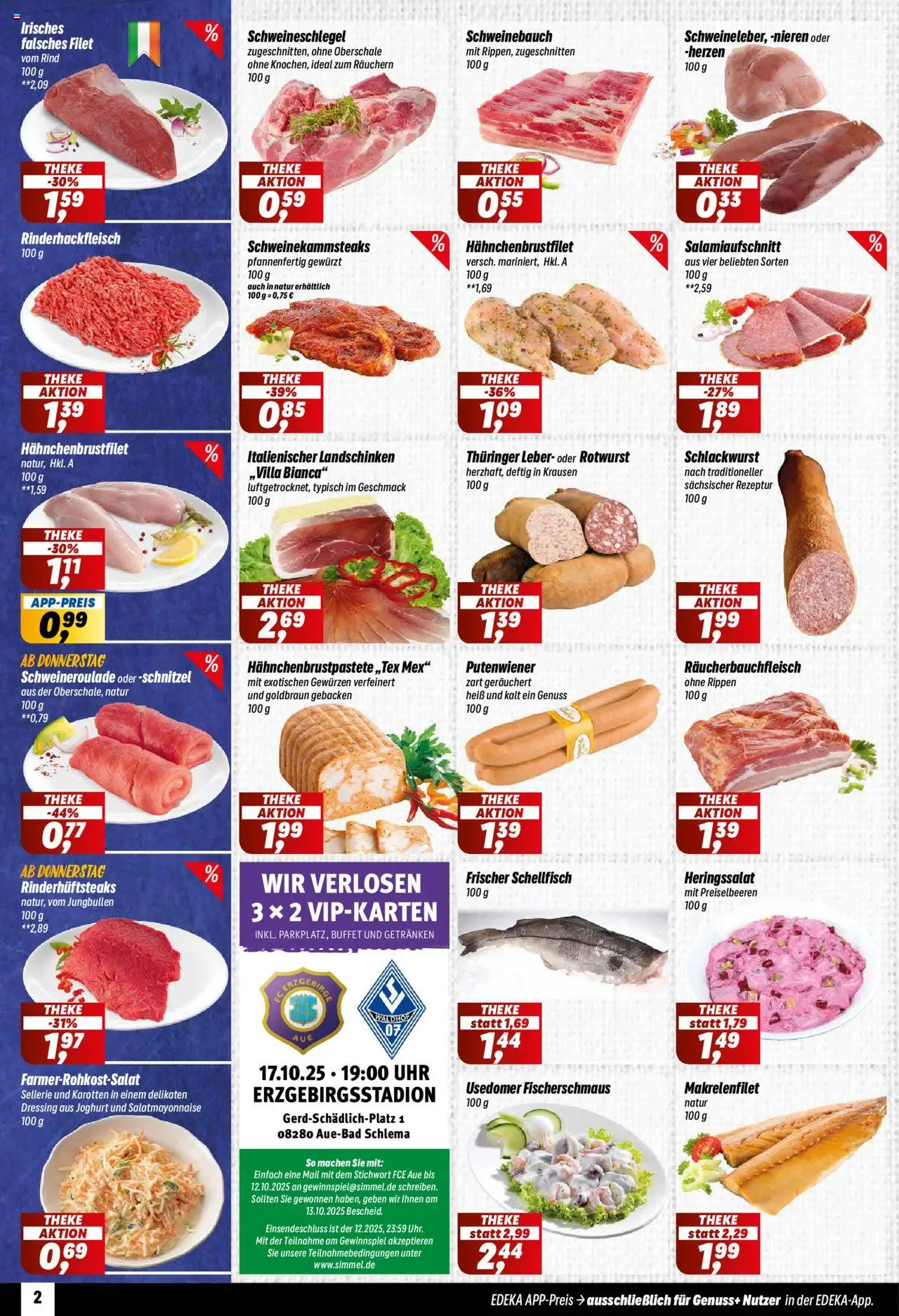 Simmel Prospekt 	 – gültig ab 13.10.2025 | Seite: 2 | Produkte: Joghurt, Schweinebauch, Schnitzel, Uhr