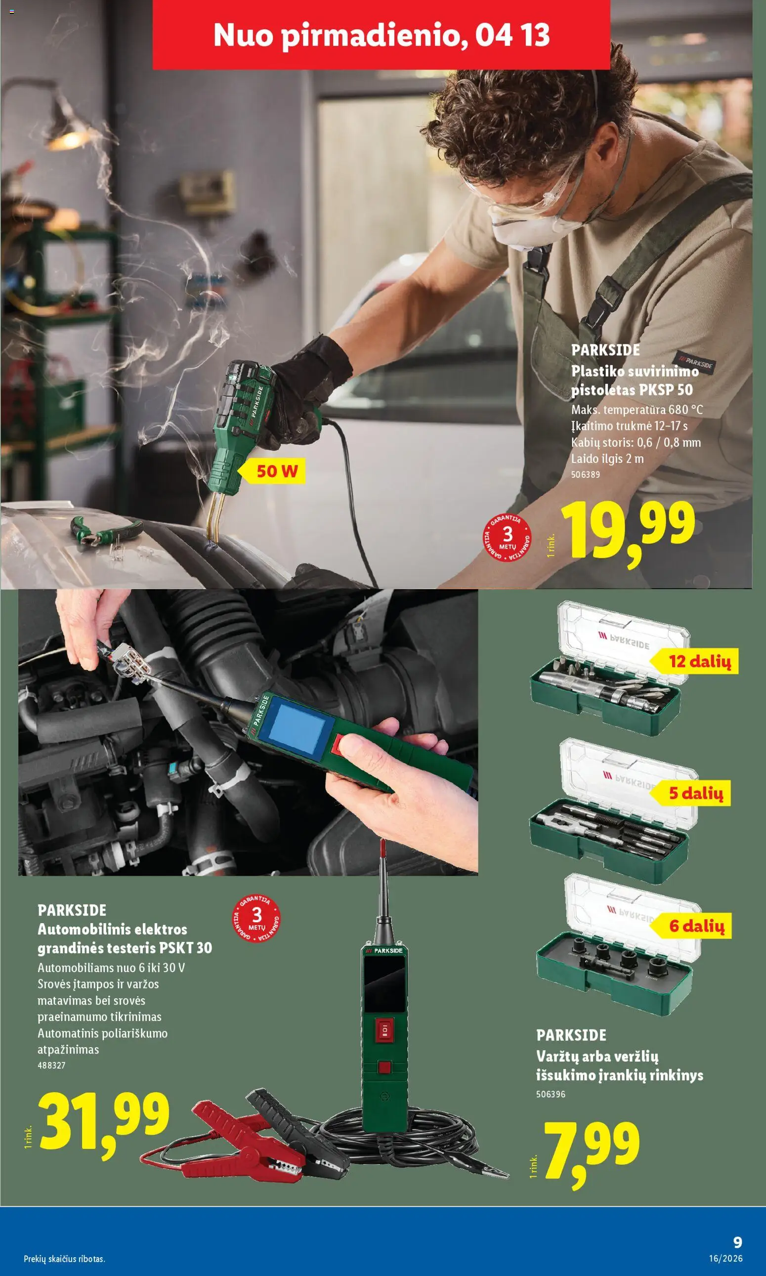 LIDL akcijos nuo 13.04.2026 | Puslapis: 9