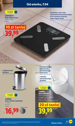 Pogląd oferty "CIEN BEAUTY Waga diagnostyczna, baterie w zestawie, 2 kolory" - ważna od 07.04.2026 | Strona: 23