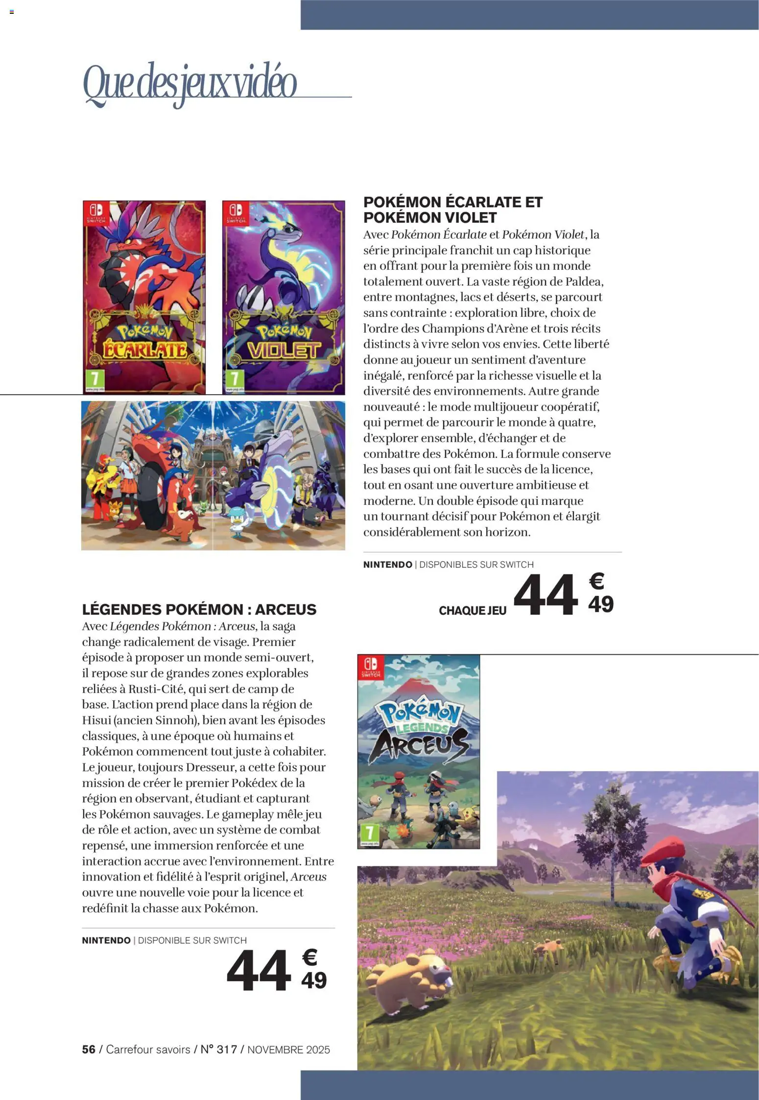 {H1} | Page: 56 | Produits: Vidéo, Joueur, Jeux