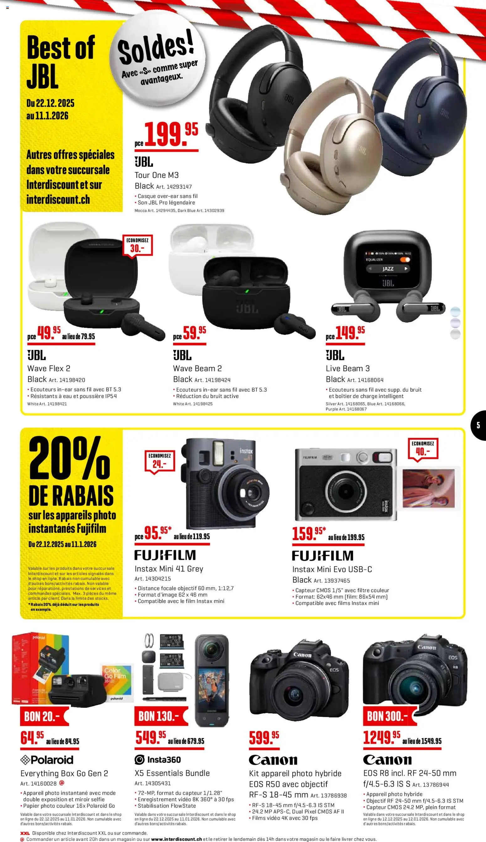 Interdiscount Aktionen FR – gültig ab 22.12.2025 | Seite: 5 | Produkte: Box, Video