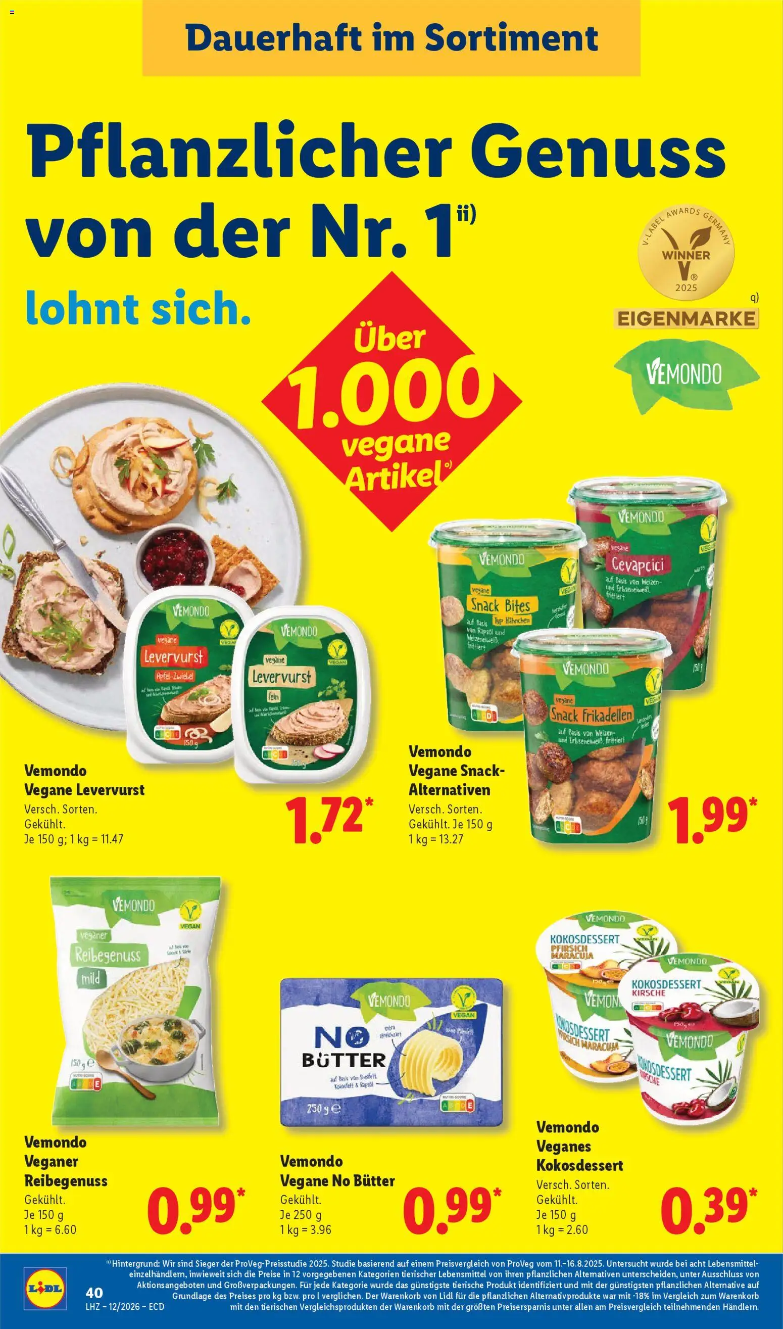 Lidl Prospekt – gültig ab 16.03.2026 | Seite: 62 | Produkte: Hahnchen, Rapsöl, Cevapcici, Pfirsich