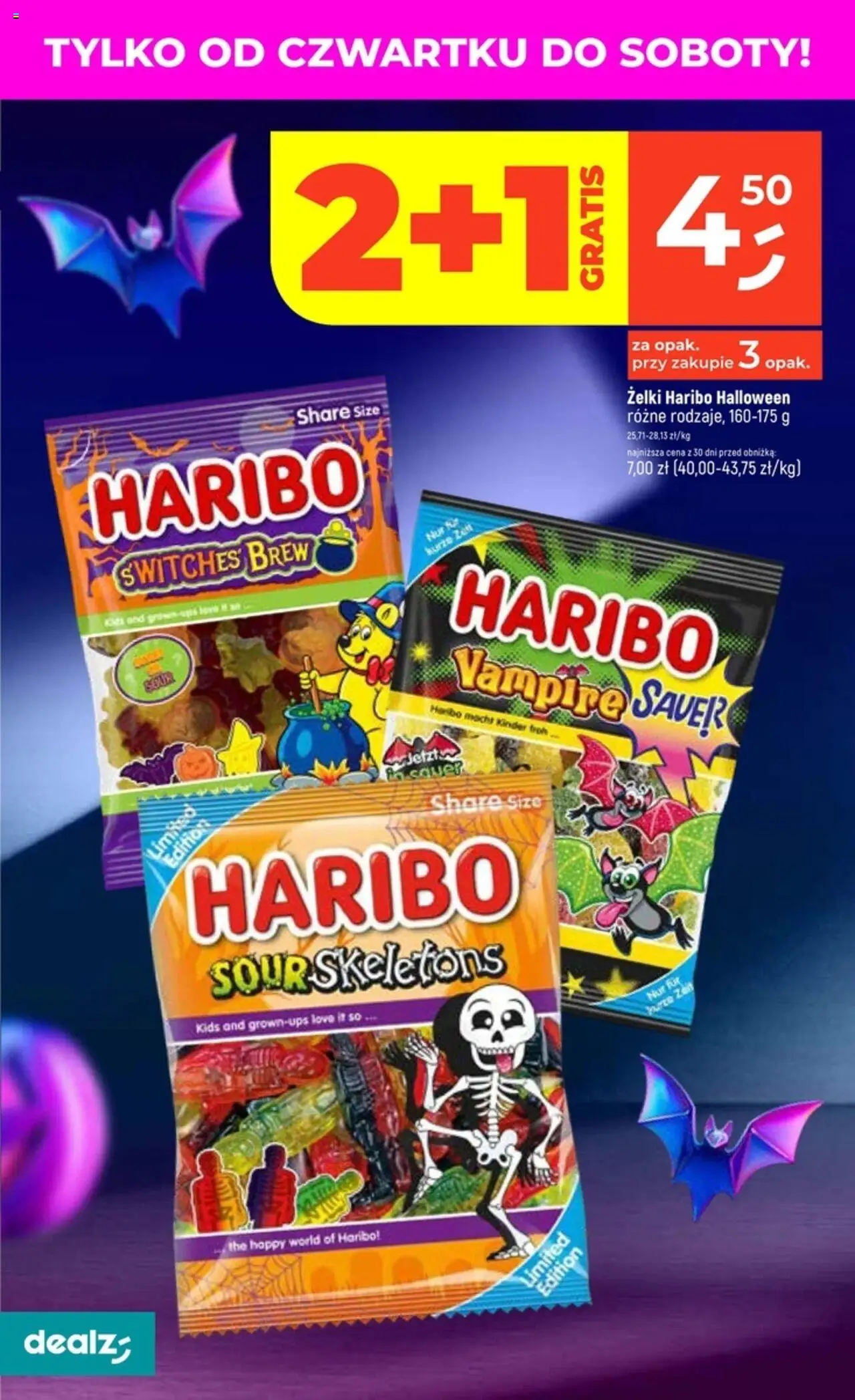 Dealz Gazetka od 02.10.2025 | Strona: 6 | Produkty: Żelki haribo, Żelki