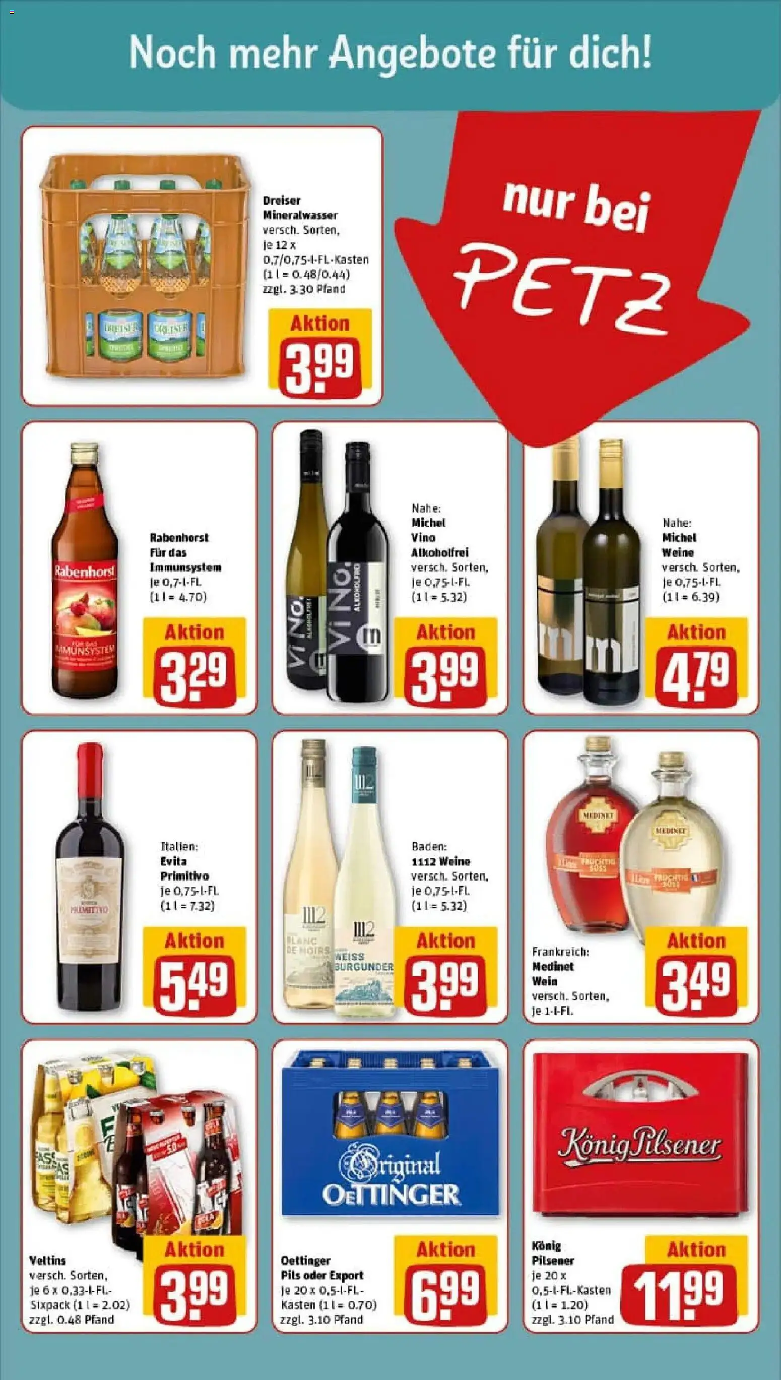 Rewe prospekt Betzdorf	 – gültig ab 26.01.2026 | Seite: 15 | Produkte: Konig pilsener, Oettinger, Mineralwasser, Wein