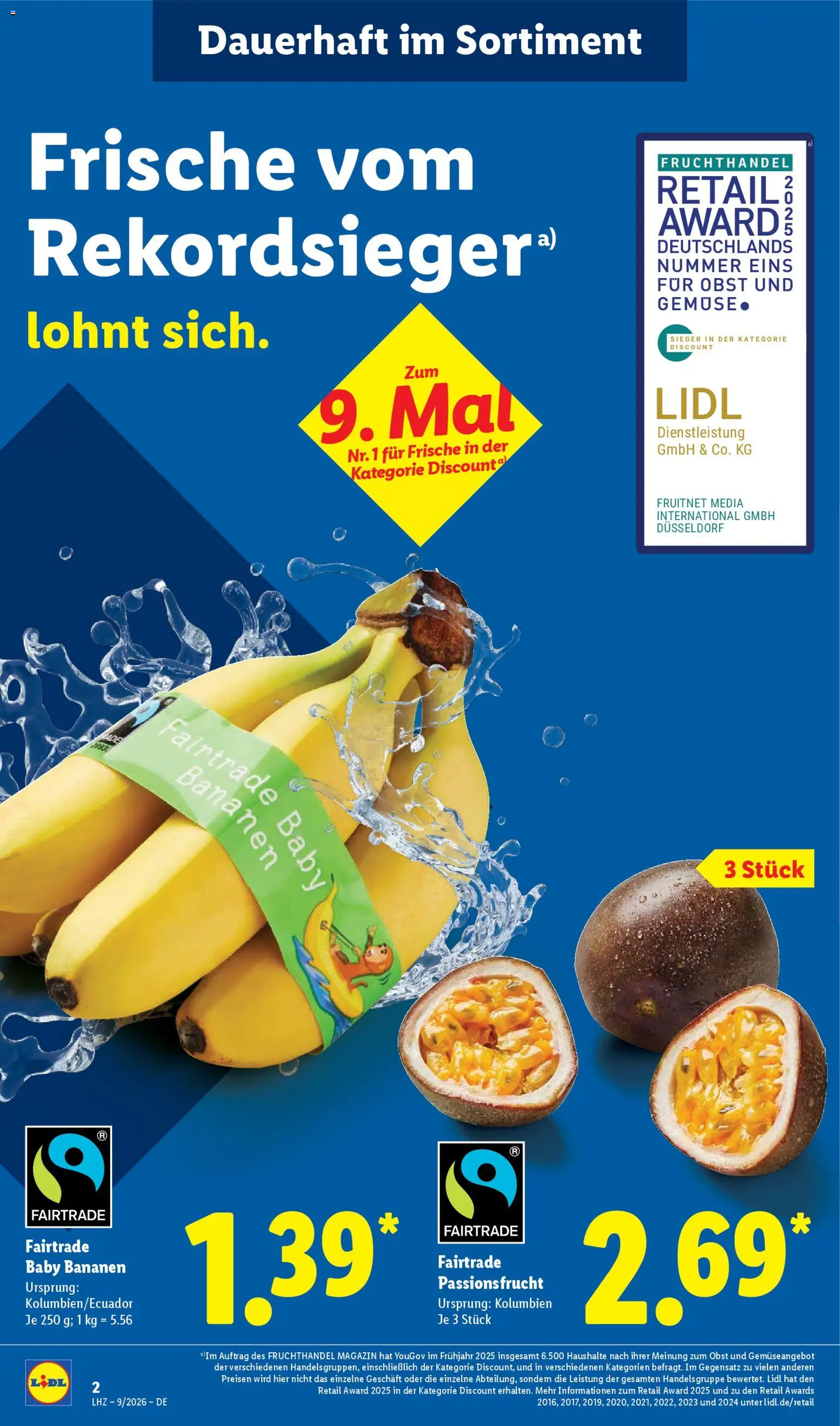 Lidl Prospekt Heppenheim – gültig ab 23.02.2026 | Seite: 4 | Produkte: Bananen, Gemüse, Obst