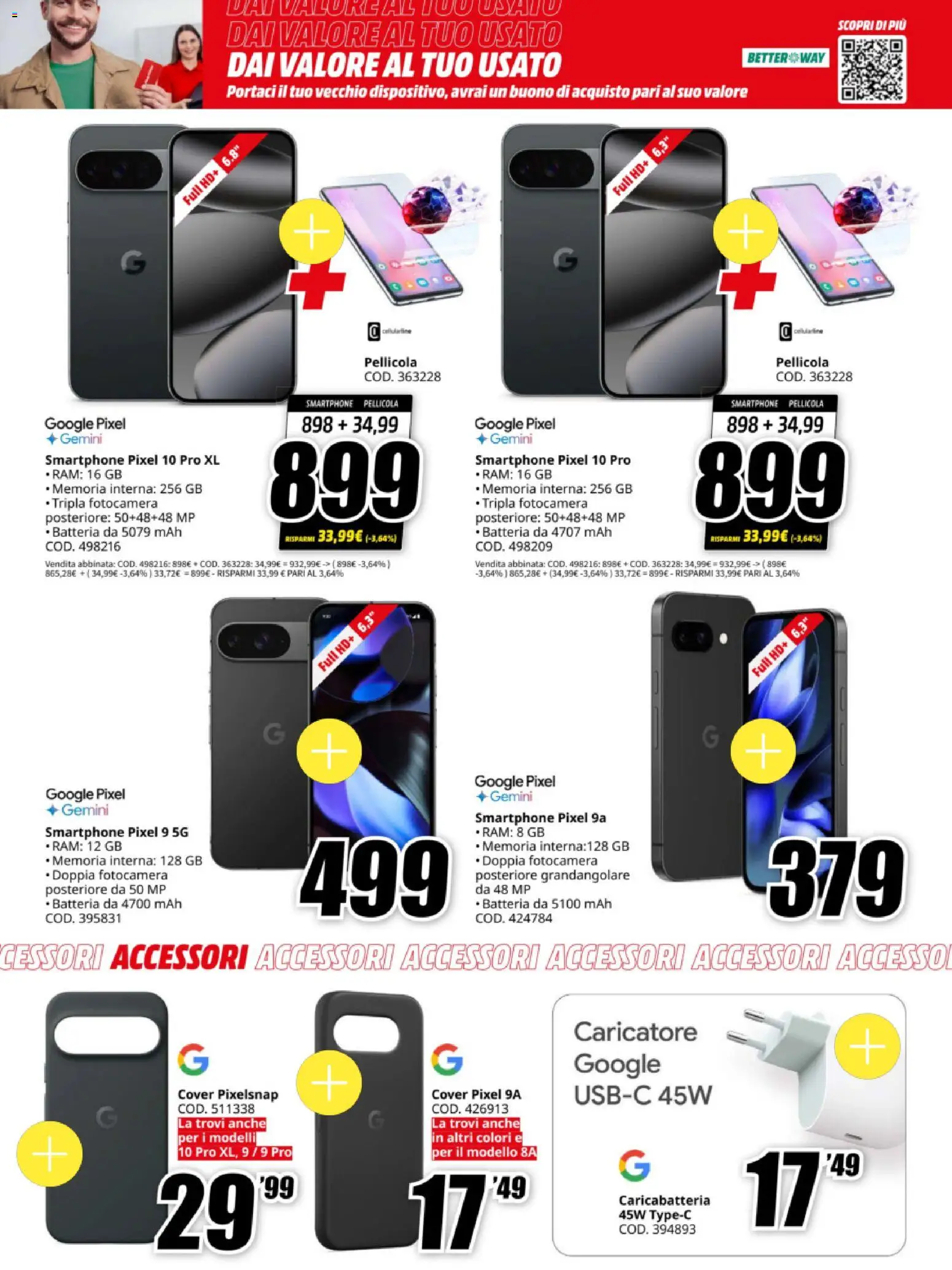 Volantino Media World del 09.01.2026 | Pagina: 7 | Prodotti: Smartphone, Fotocamera, Pellicola, Batteria