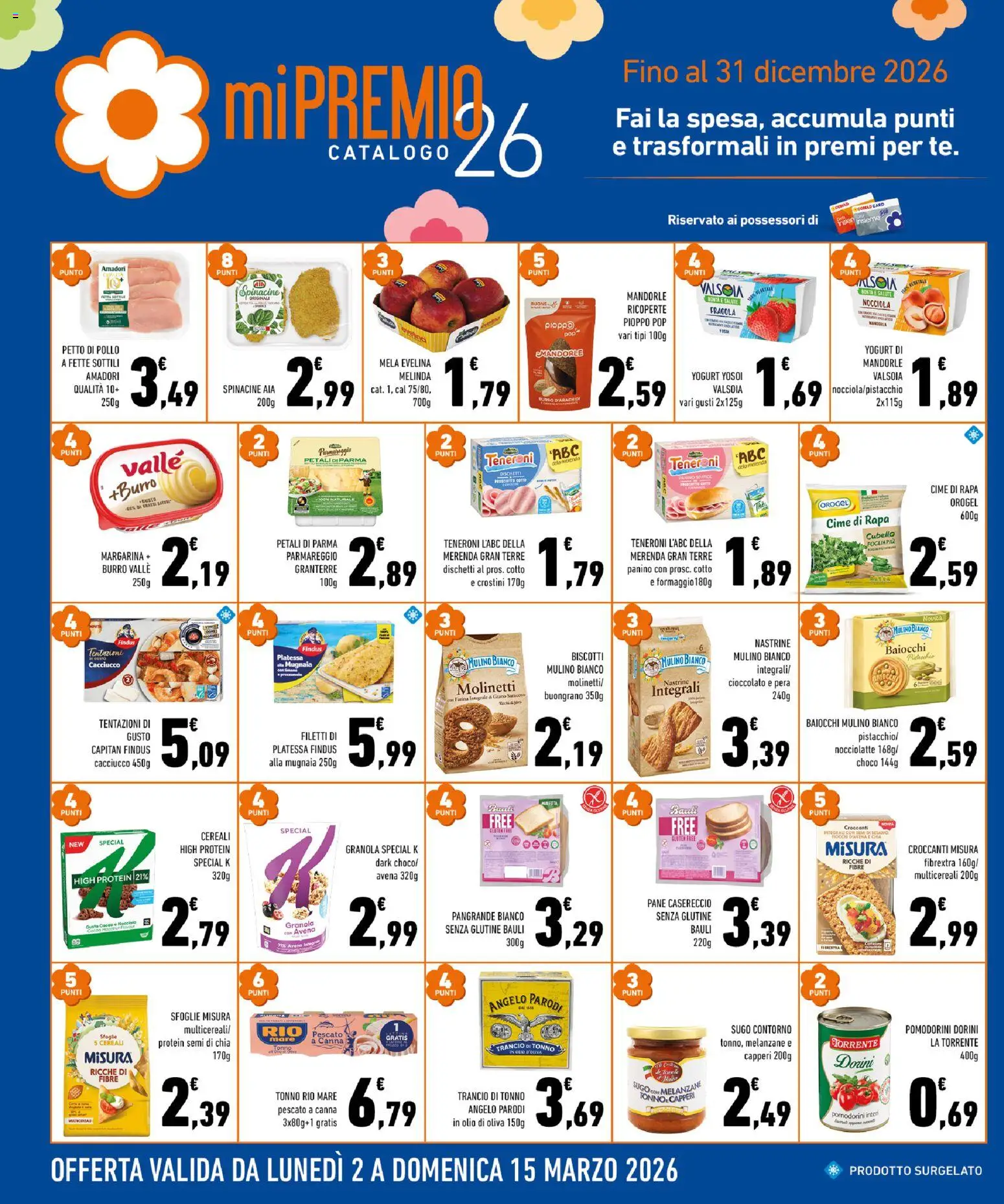Volantino Conad del 04.03.2026 | Pagina: 6 | Prodotti: Cioccolato, Pollo, Crackers, Margarina