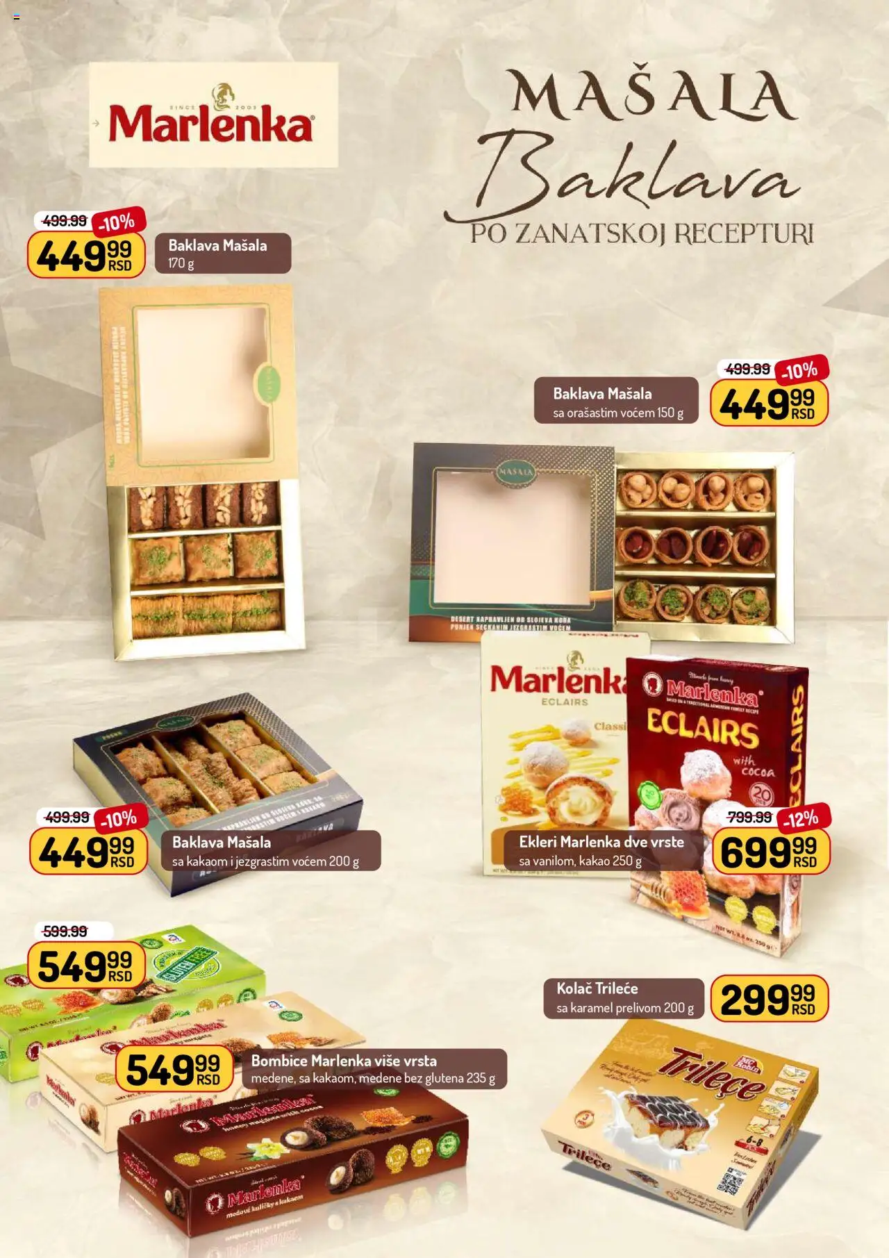 Aman katalog - važi od 04.08.2025 | Strana: 9 | Proizvode: Kolač, Baklava