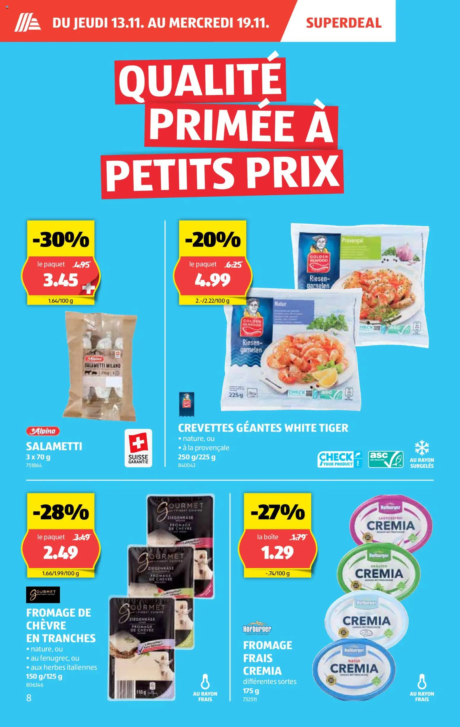 Aldi Aktionen FR – gültig ab 13.11.2025 | Seite: 9 | Produkte: Garnelen