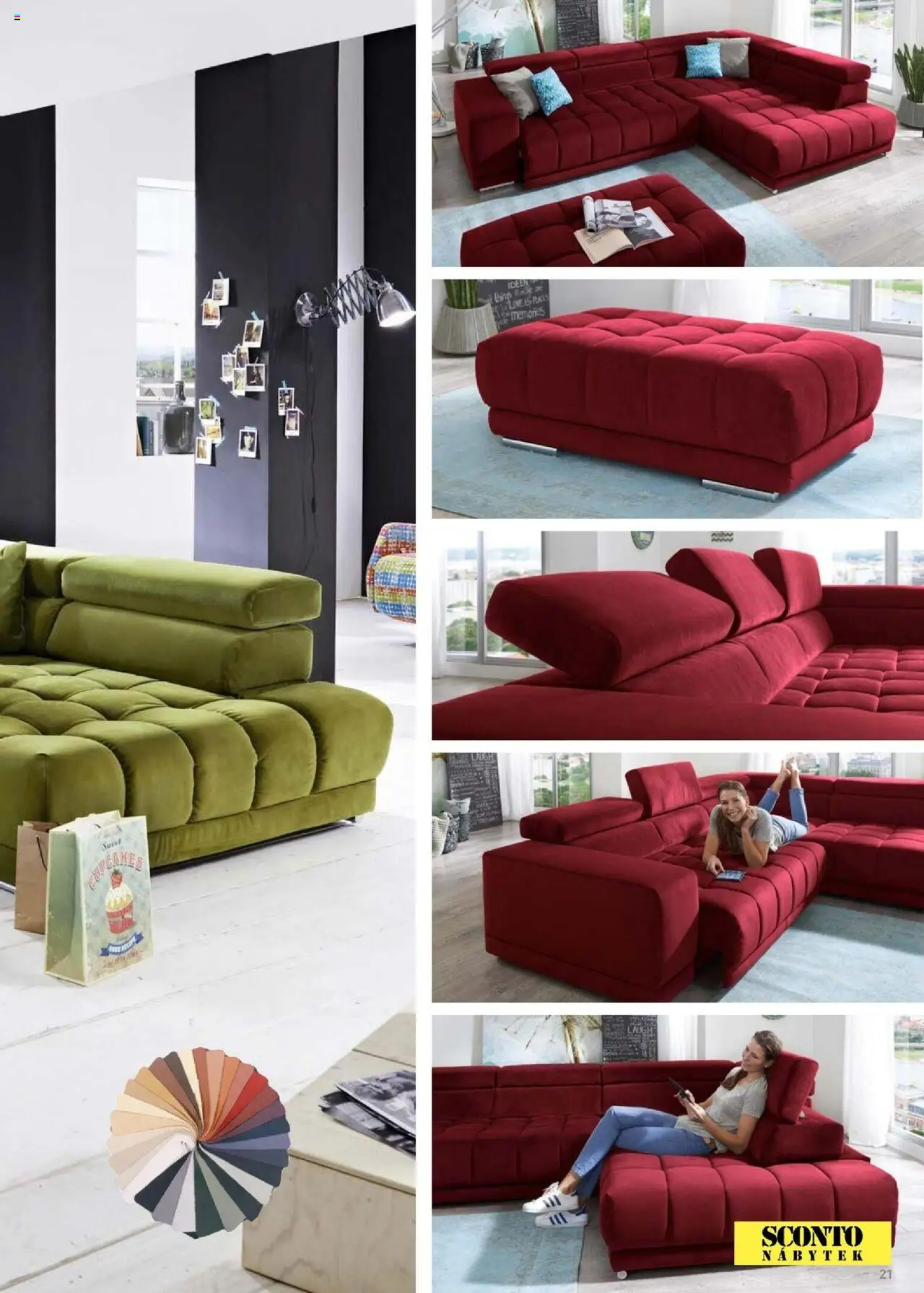 Sconto nábytek katalog - Sedací soupravy od 01.01.2025 | Strana: 21 | Produkty: Nábytek