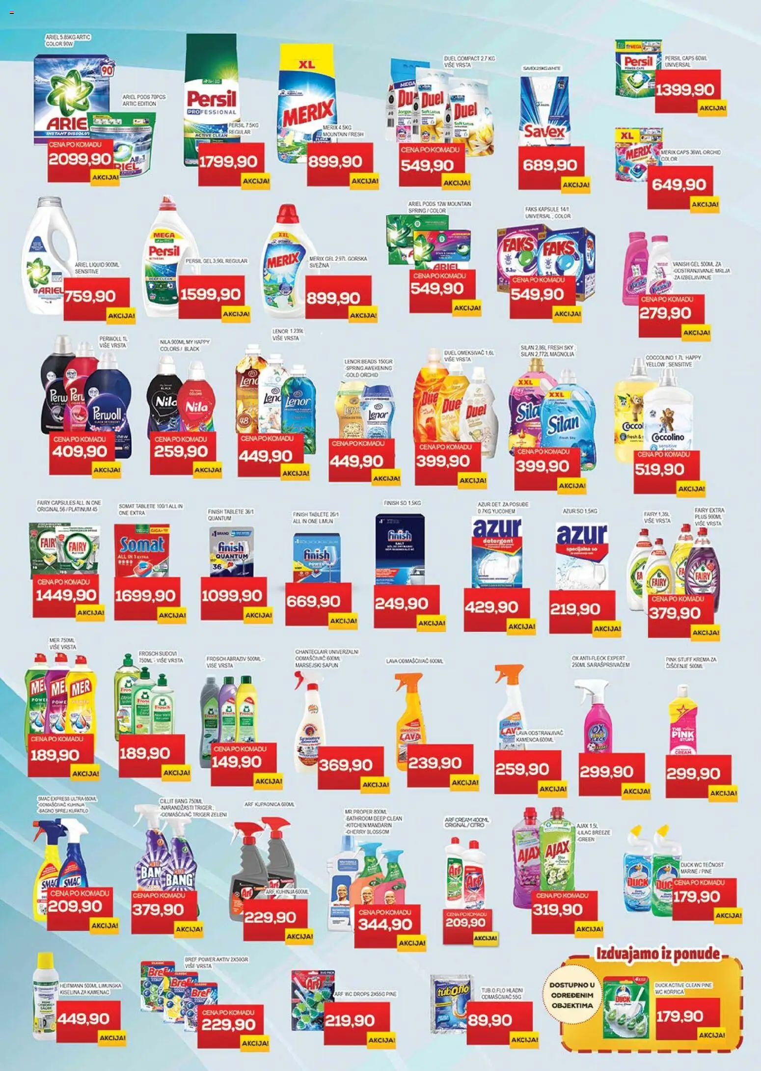 Medius katalog - važi od 18.11.2025 | Strana: 24 | Proizvode: Perwoll, So, Silan, Ajax