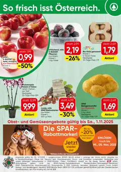 Spar Obst & Gemüse - Kärnten ab 27.10.2025 gültig