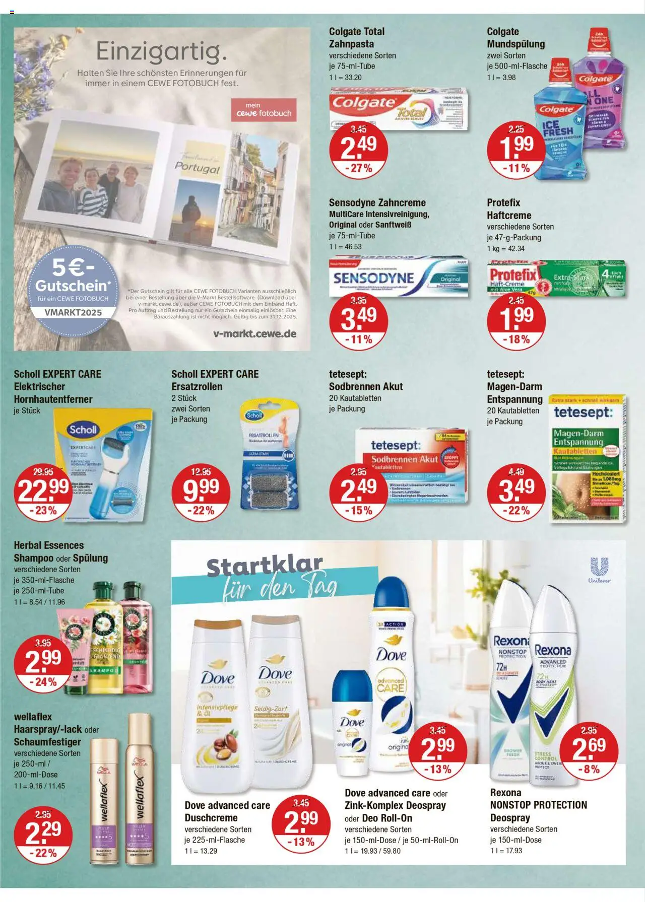 V-Markt - Schwaben/Oberbayern - gültig ab dem 03.07.2025 | Seite: 10 | Produkte: Shampoo, Zahnpasta, Duschcreme, Deospray