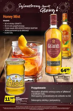 Pogląd oferty "Euro Sklep - Sylwestrowy Zawrót Głowy" - ważna od 11.12.2025 | Strona: 11 | Produkty: Grant's, Miód, Szklanki, Whisky