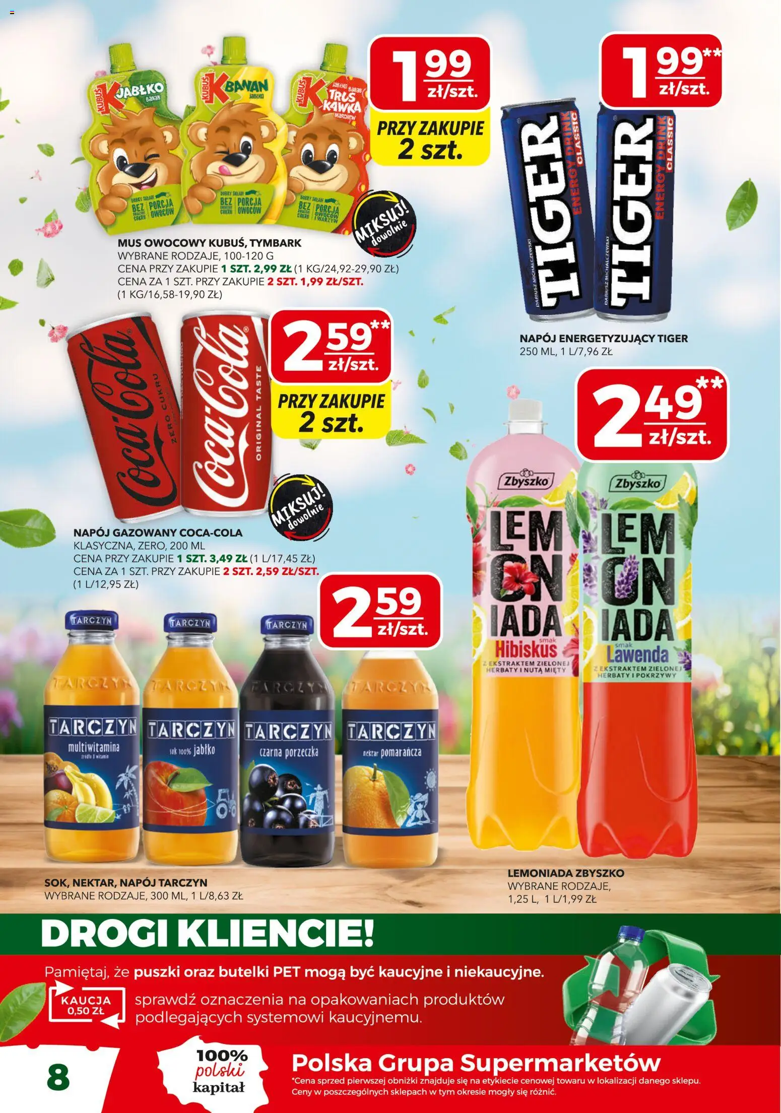 Top Market gazetka od 09.04.2026 | Strona: 8 | Produkty: Porzeczka, Sok