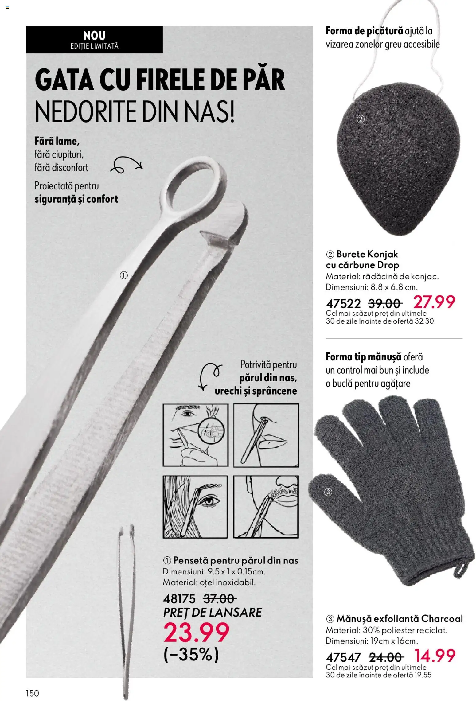 Noul catalog Oriflame – valabil de la 11.02.2026 | Pagină: 150 | Produse: Pensetă, Burete