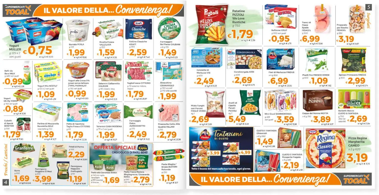 Volantino Tocal del 28.04.2026 | Pagina: 3 | Prodotti: Formaggio, Prosciutto, Piselli, Stracchino