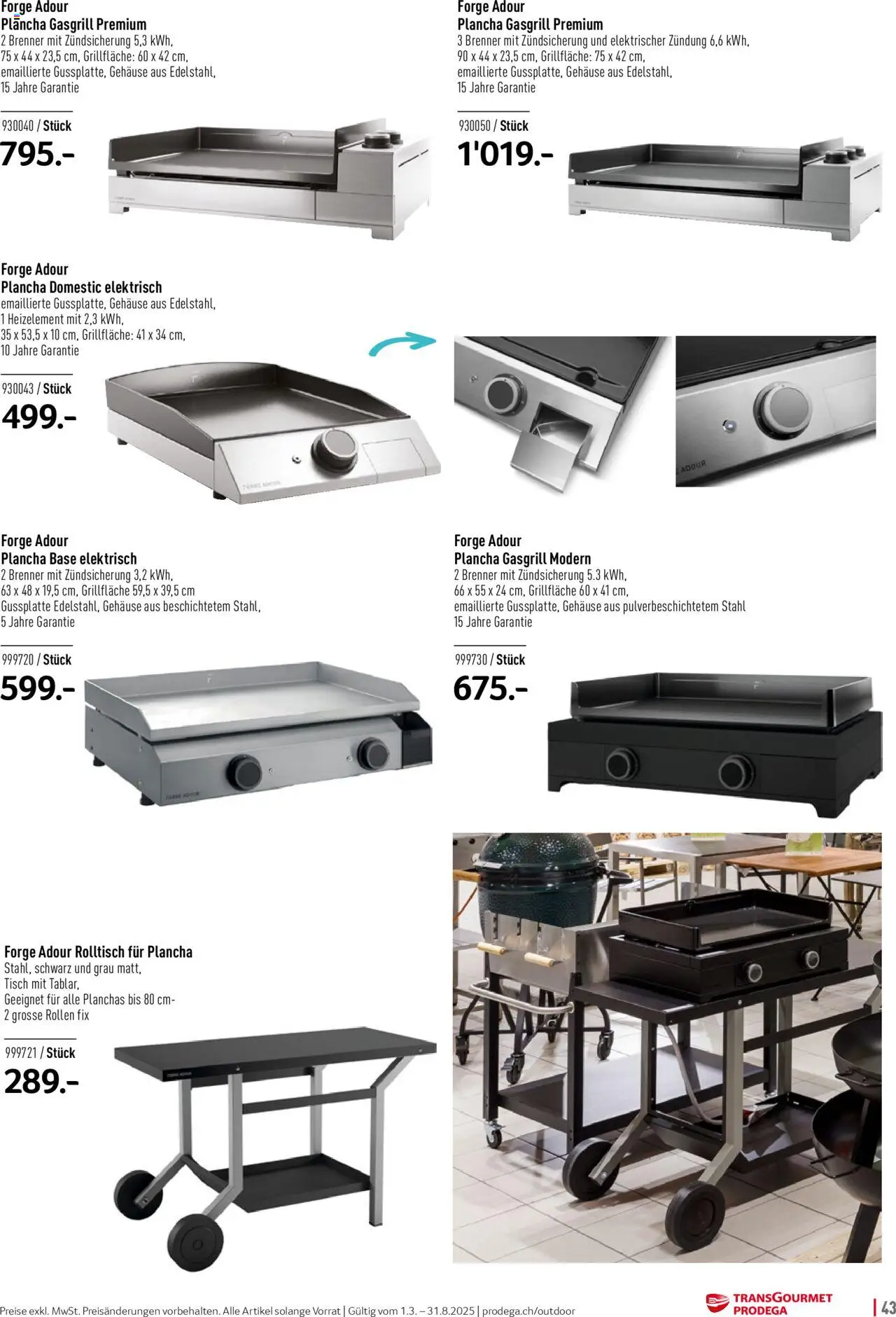 Prodega Aktionen Outdoor-Ausstattung ab 01.03.2025 | Seite: 43 | Produkte: Tisch