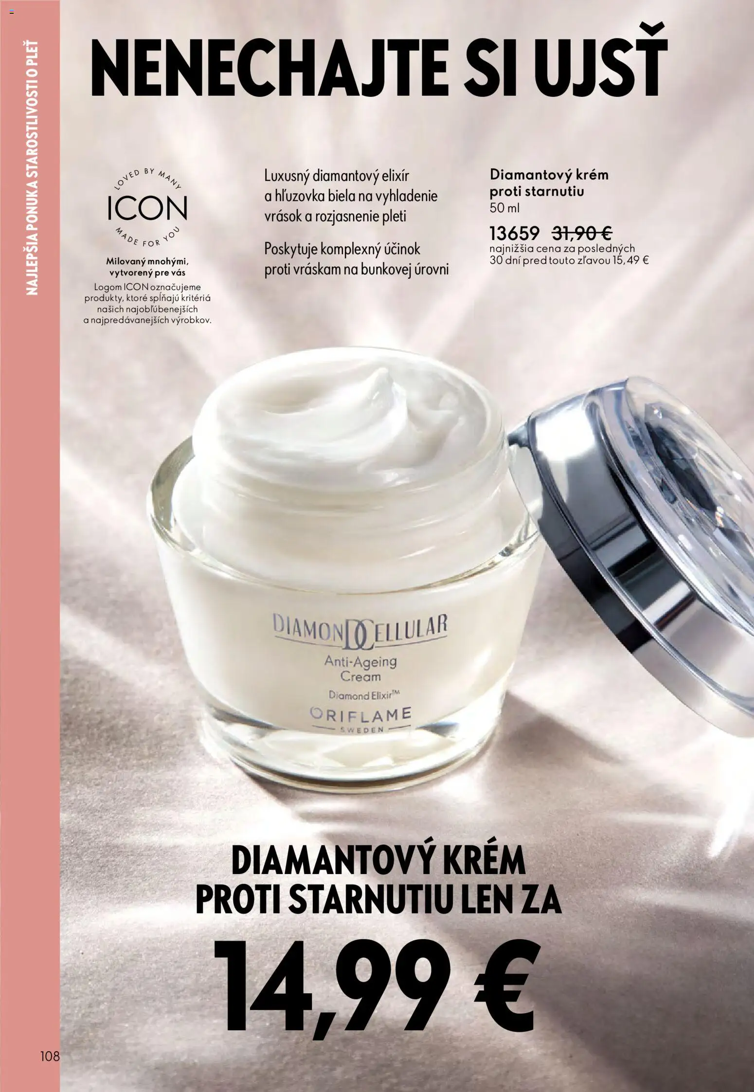 Nové Oriflame akcie – leták je platný od 24.12.2025 | Strana: 108 | Produkty: Krém