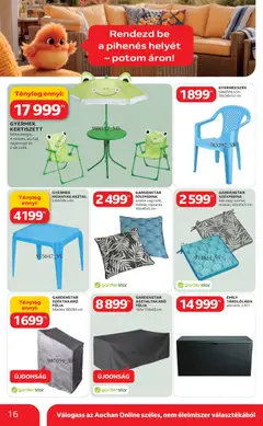 Auchan Ki a szabadba - amely érvényes a következő dátumtól: 05.03.2026 | Oldal: 16